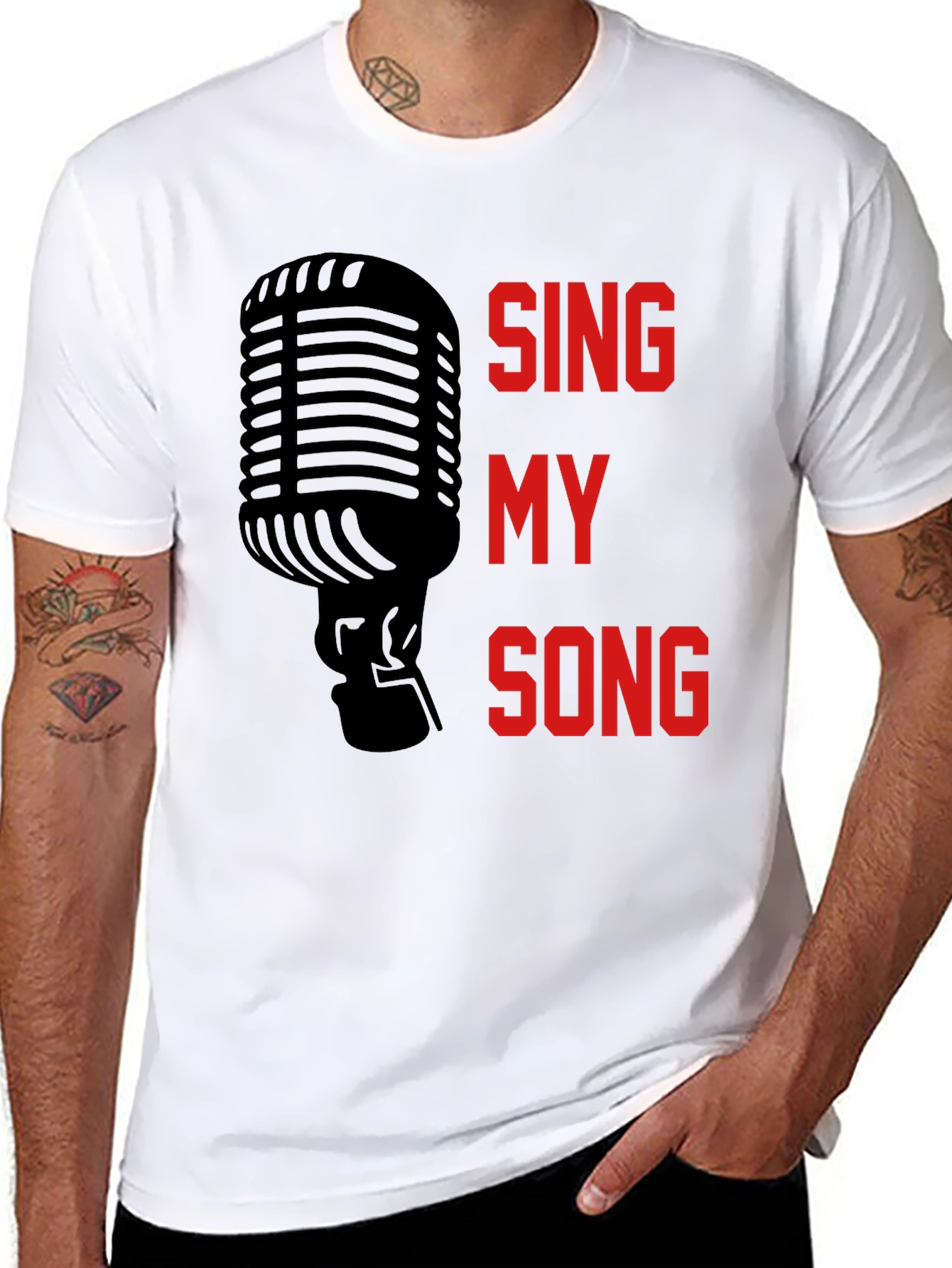Sing My Song Graphic Tee - Black Unisex T-Shirt