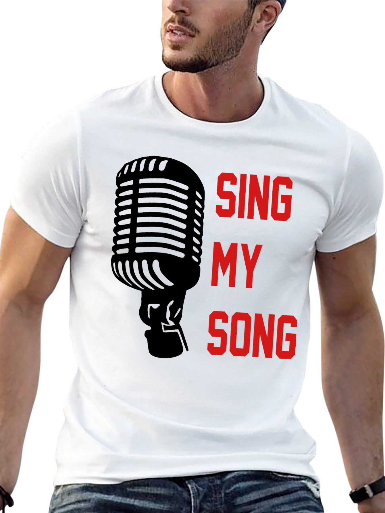 Sing My Song Graphic Tee - Black Unisex T-Shirt