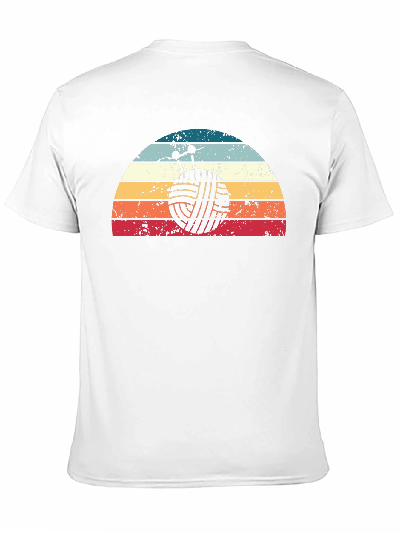 Knitting Yarn Ball Retro Graphic Tee