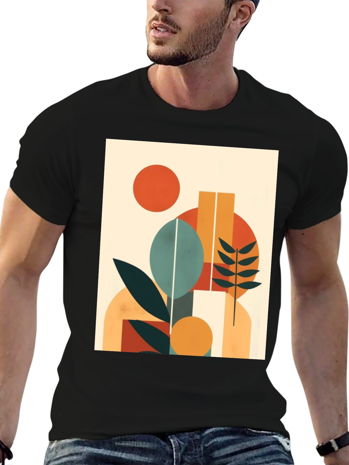 Modern Abstract Graphic T-Shirt