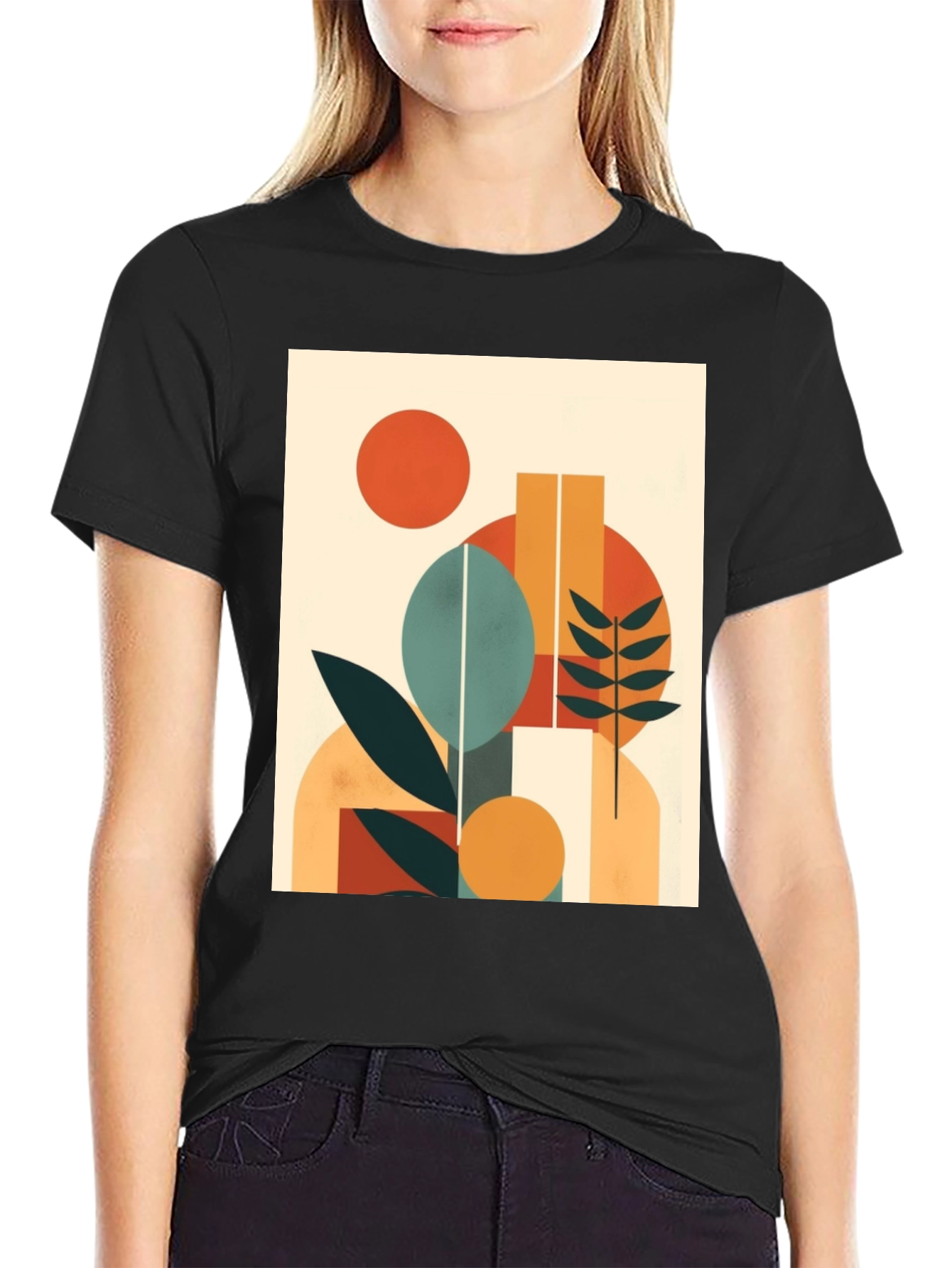 Modern Abstract Graphic T-Shirt