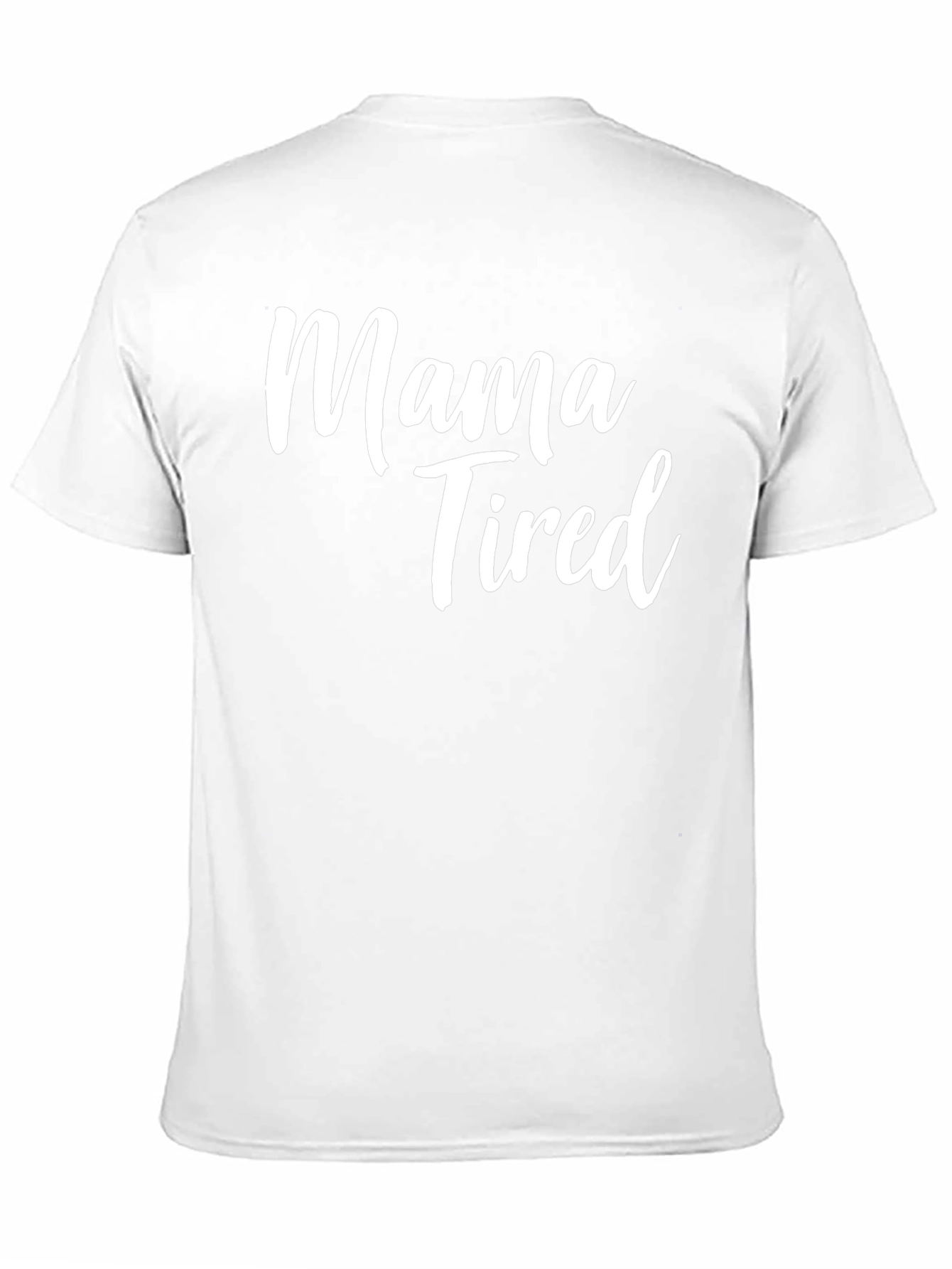 Mama Tired Black T-Shirt