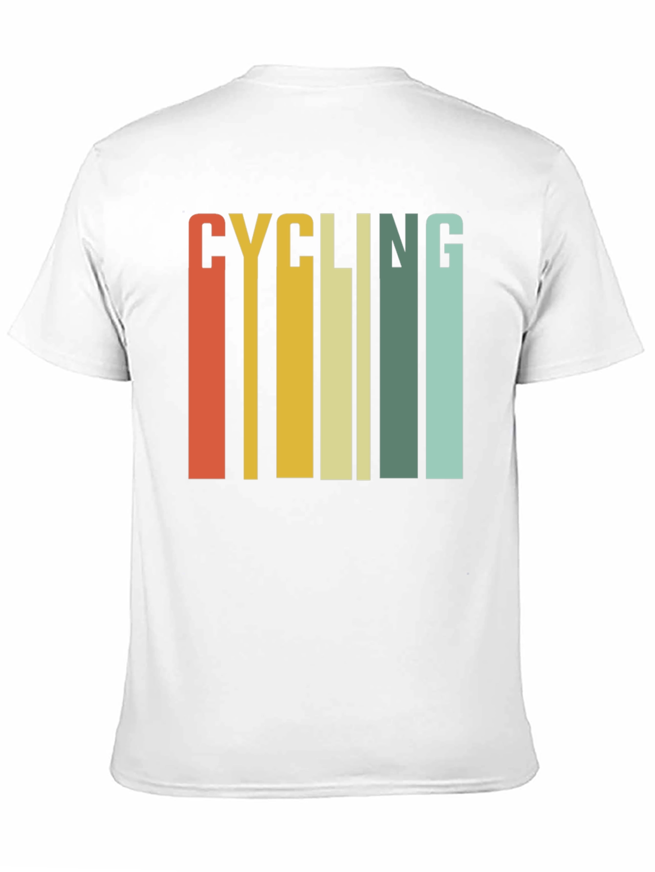 Retro Cycling Graphic Tee - Black Cotton T-Shirt