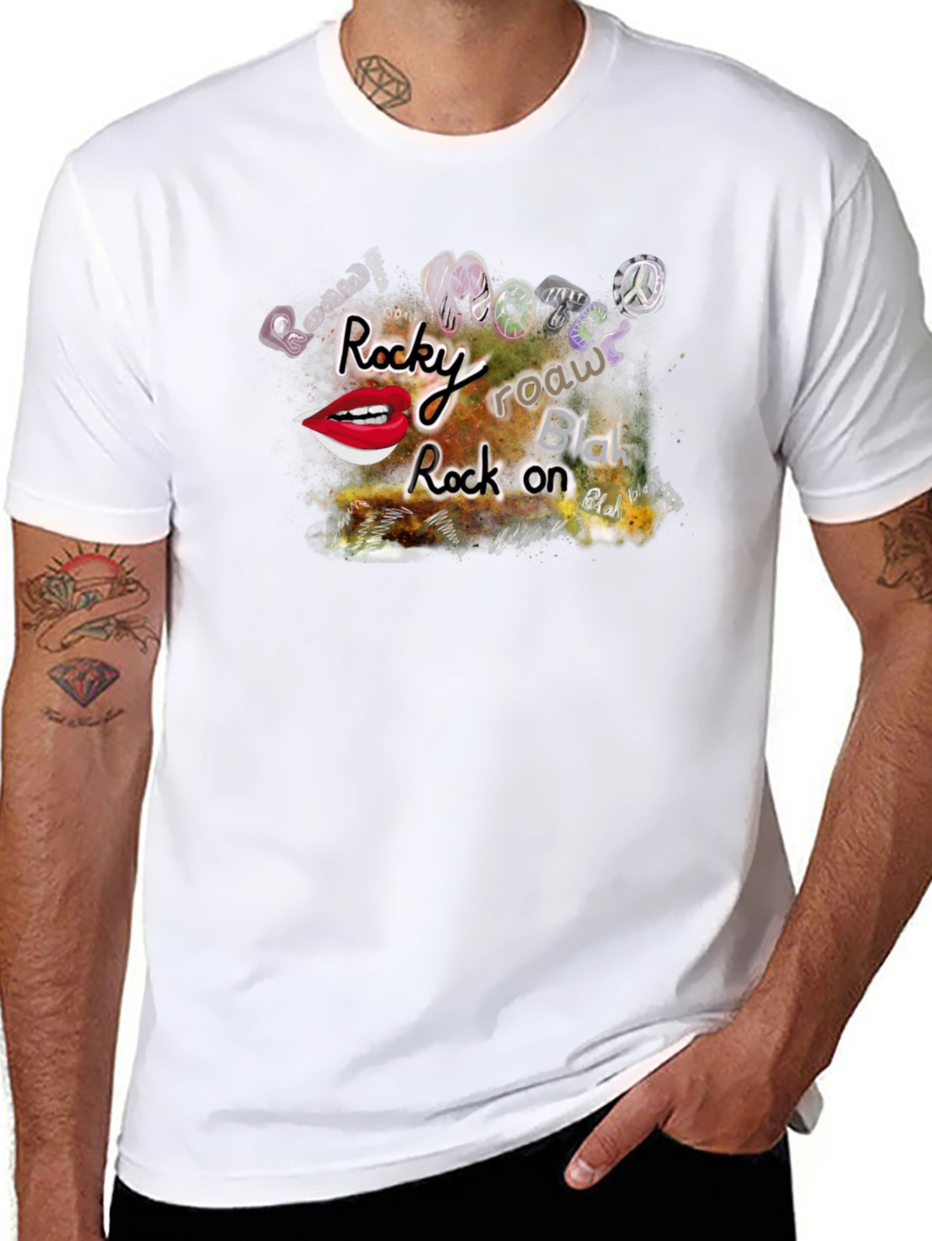 Rocky Road Rock On Tee - Funky Graphic T-Shirt