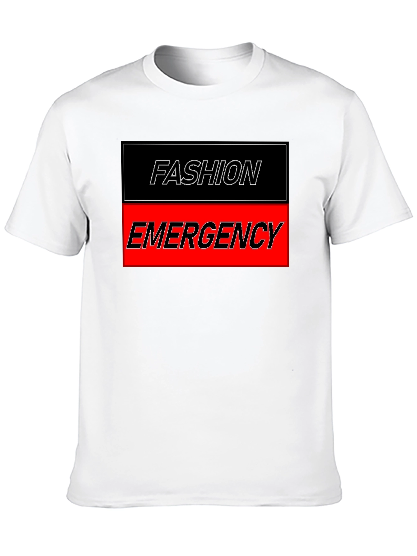 Fashion Emergency Graphic Tee - Stylish & Bold