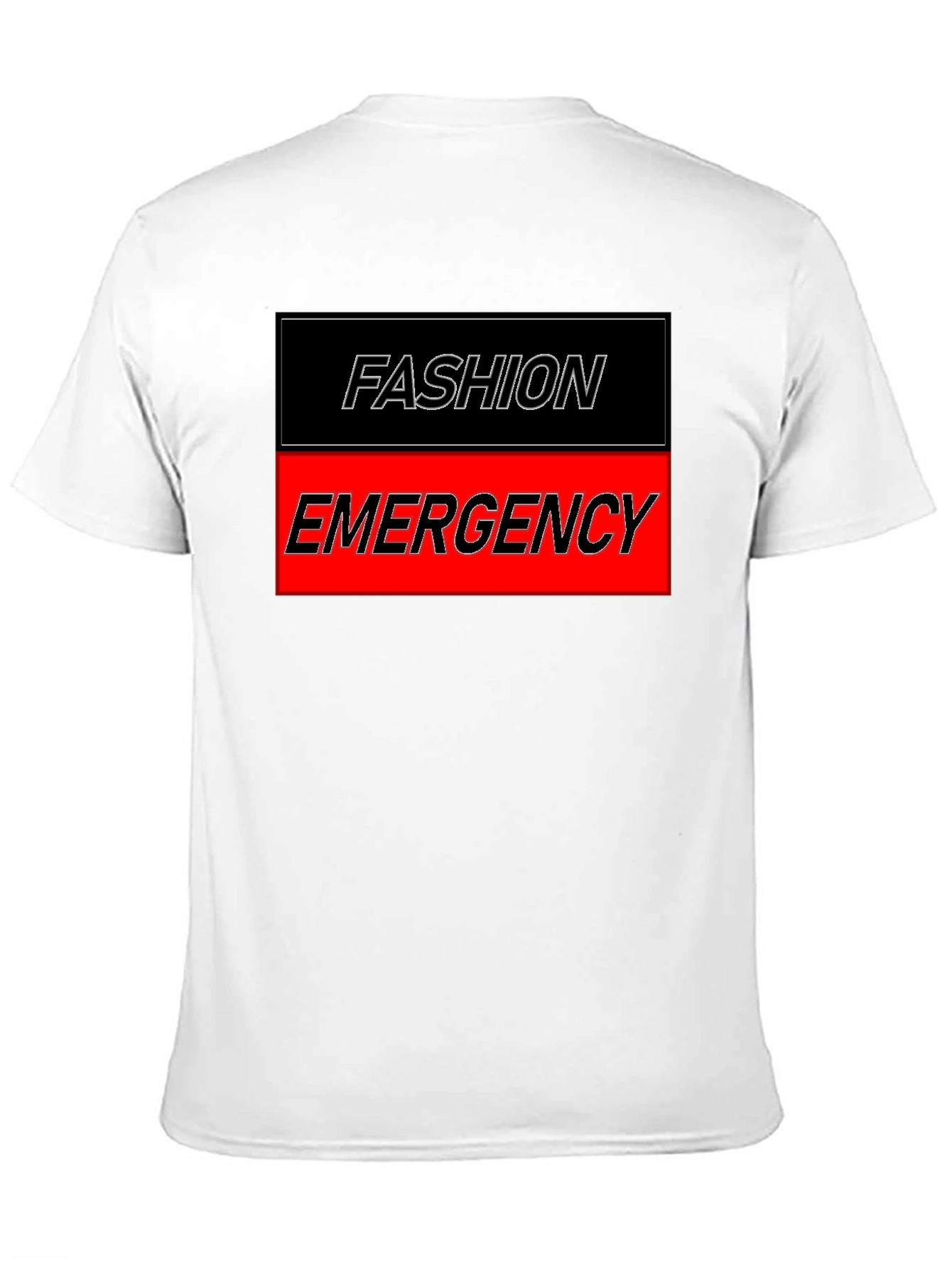 Fashion Emergency Graphic Tee - Stylish & Bold