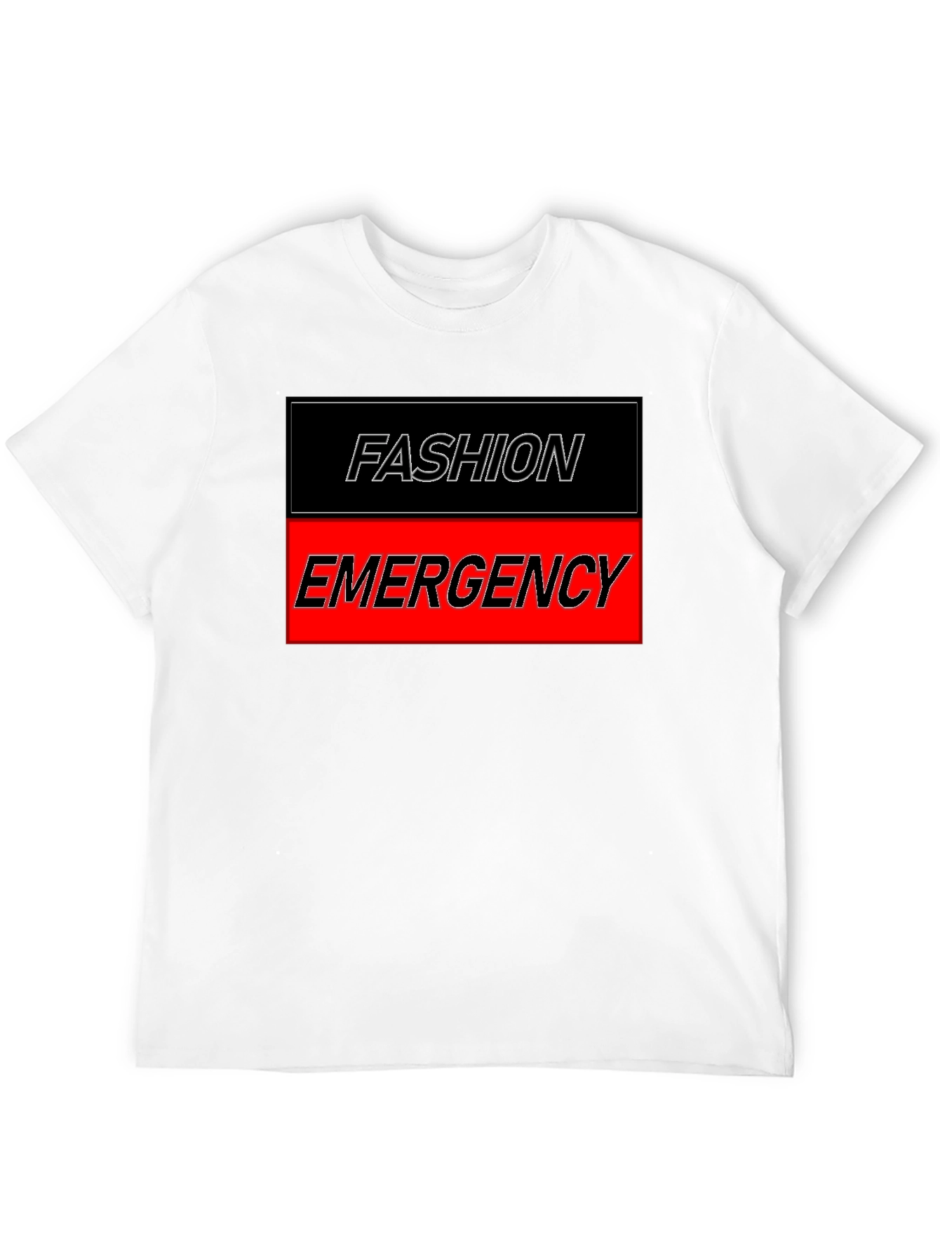 Fashion Emergency Graphic Tee - Stylish & Bold