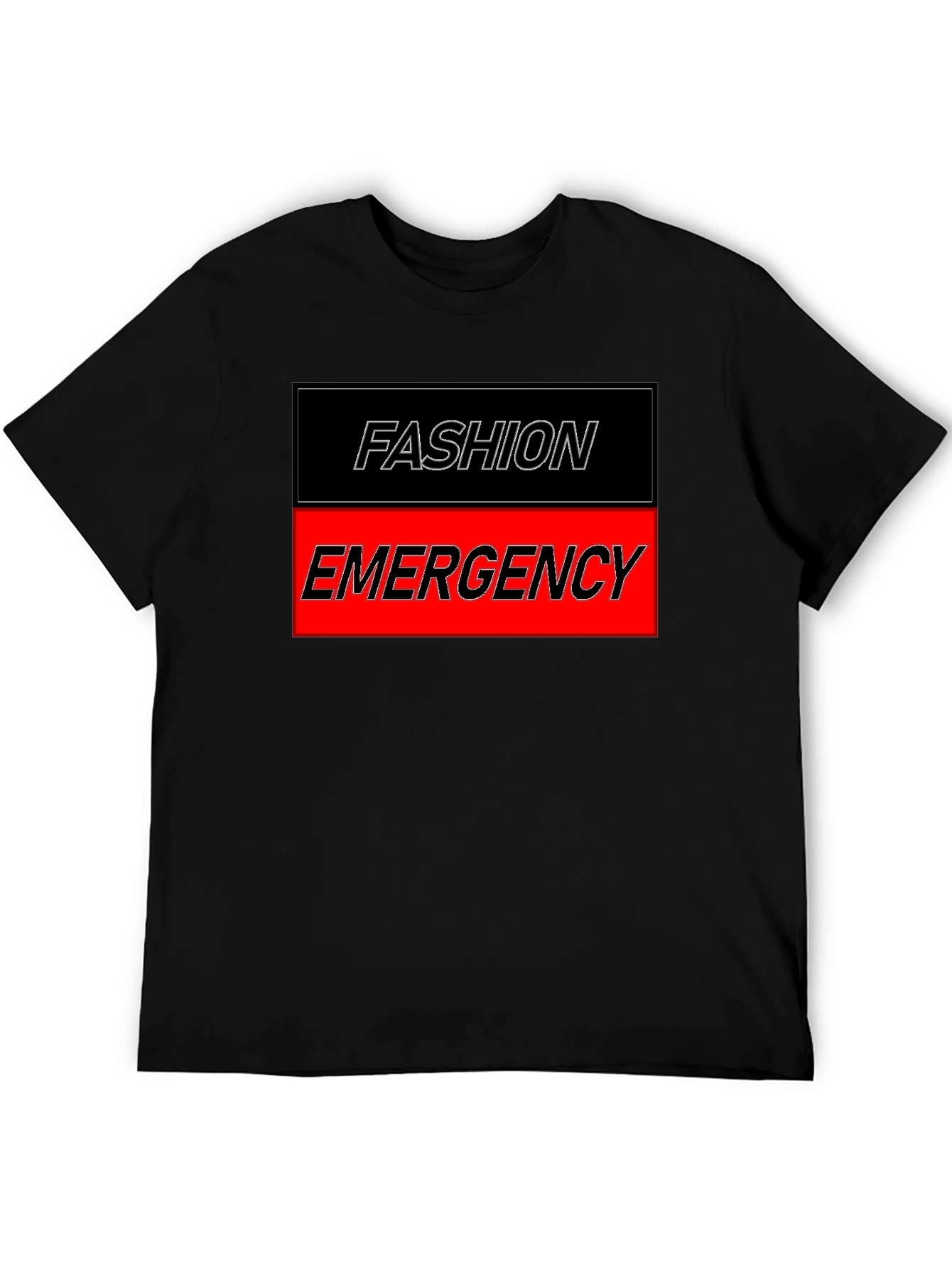 Fashion Emergency Graphic Tee - Stylish & Bold