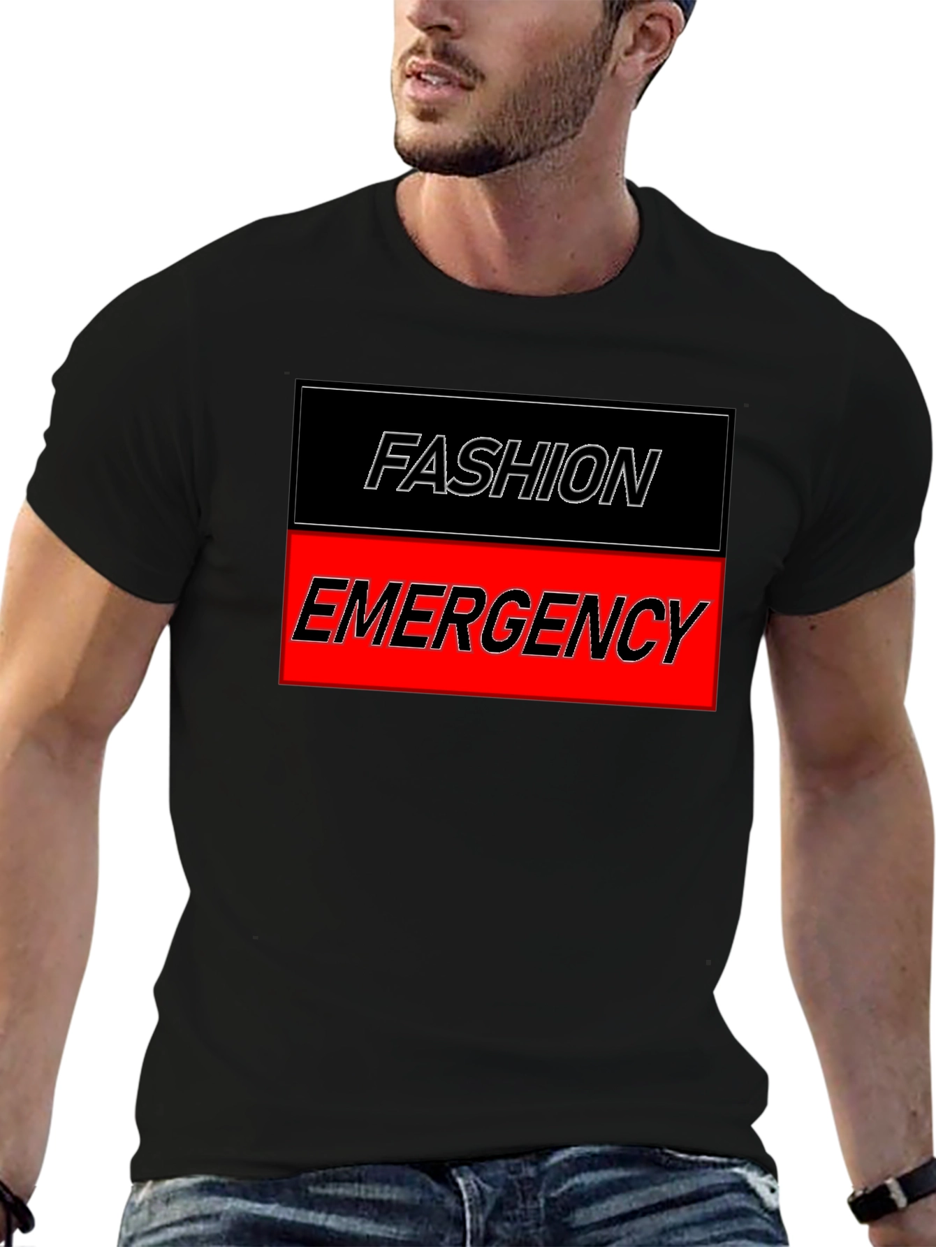 Fashion Emergency Graphic Tee - Stylish & Bold