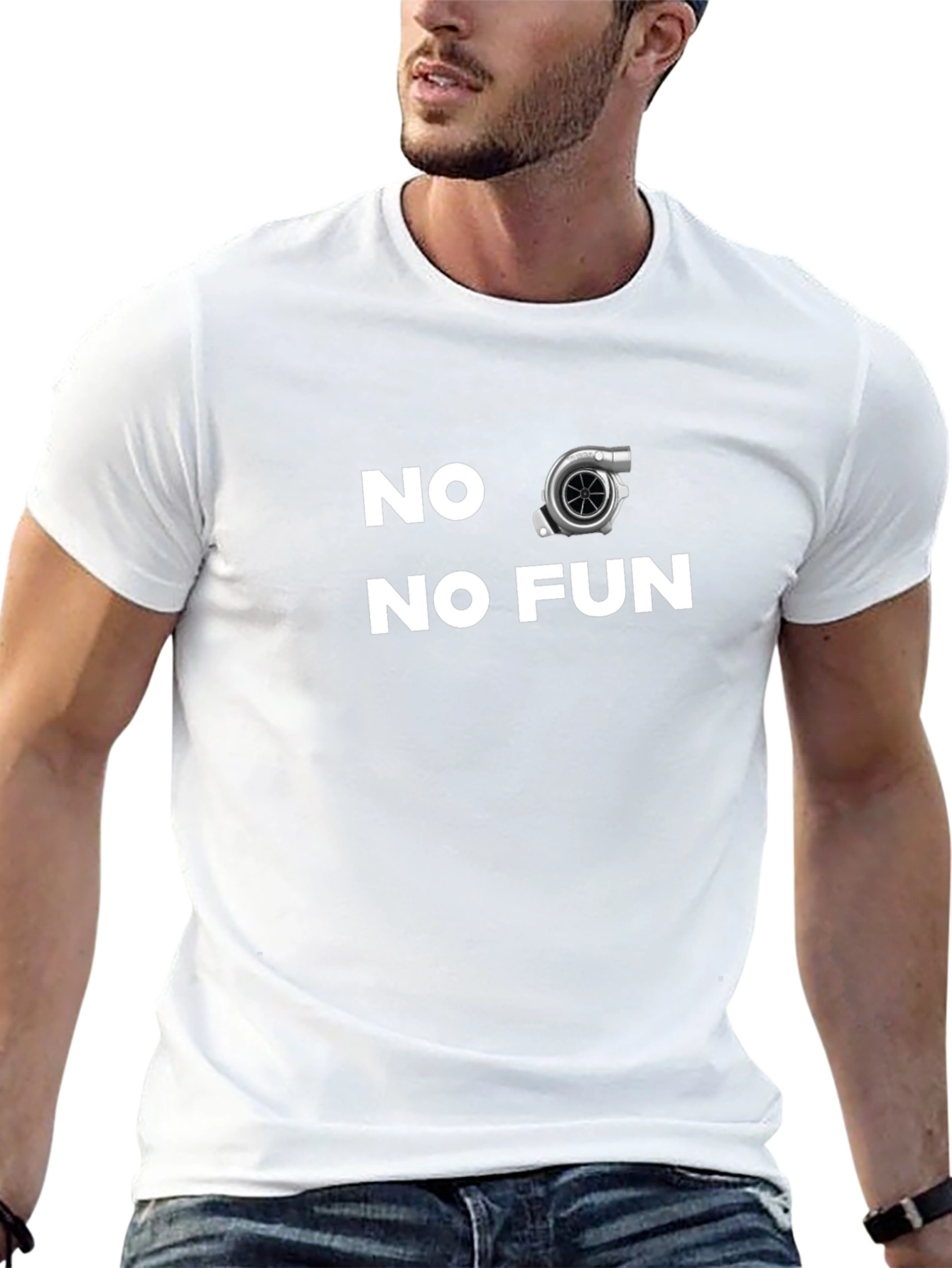 No Turbo No Fun Graphic T-Shirt