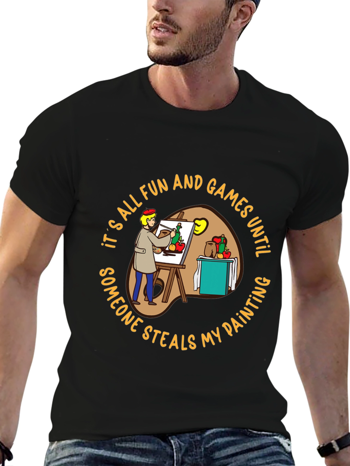 Painter T-Shirt: Its All Fun & Games
