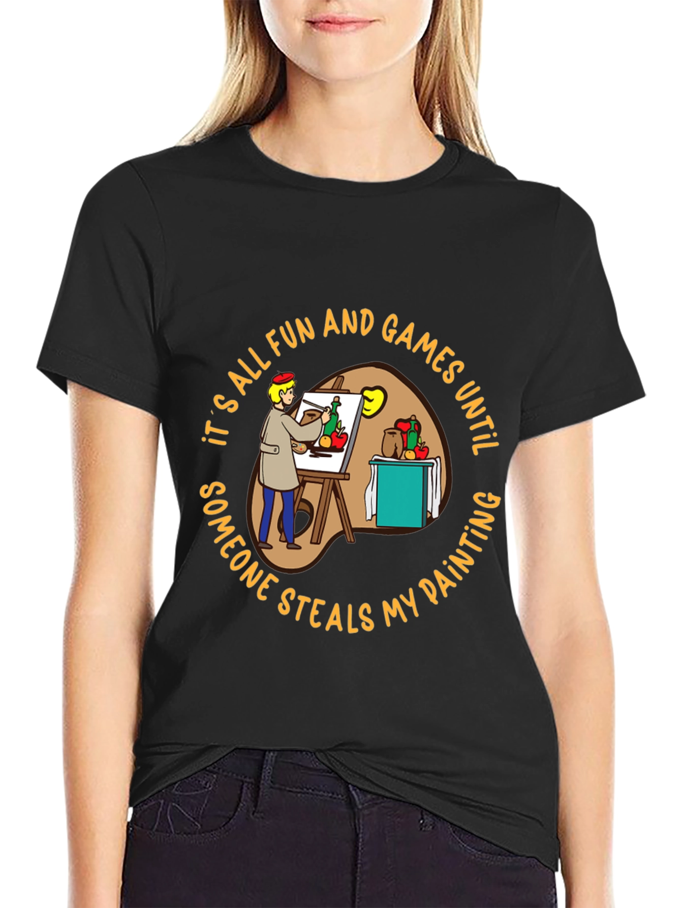 Painter T-Shirt: Its All Fun & Games