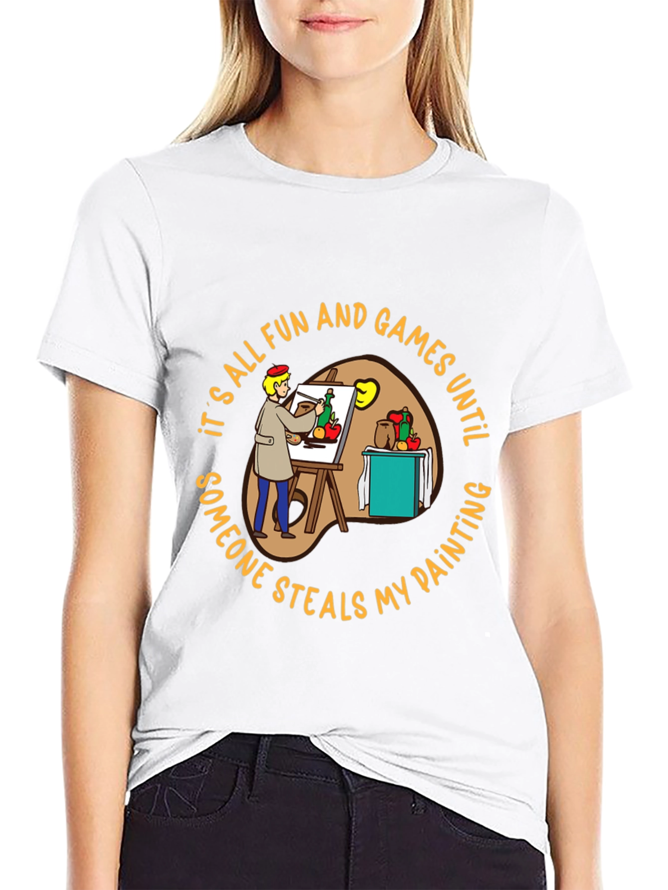 Painter T-Shirt: Its All Fun & Games