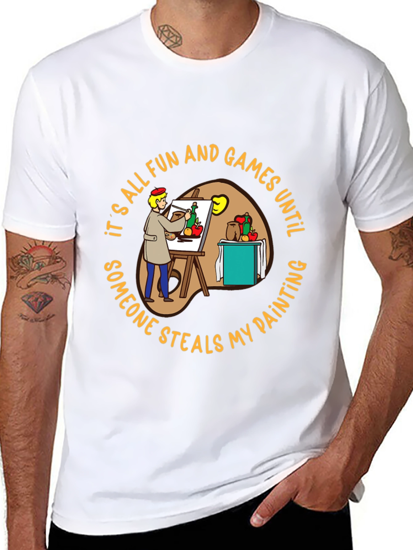 Painter T-Shirt: Its All Fun & Games