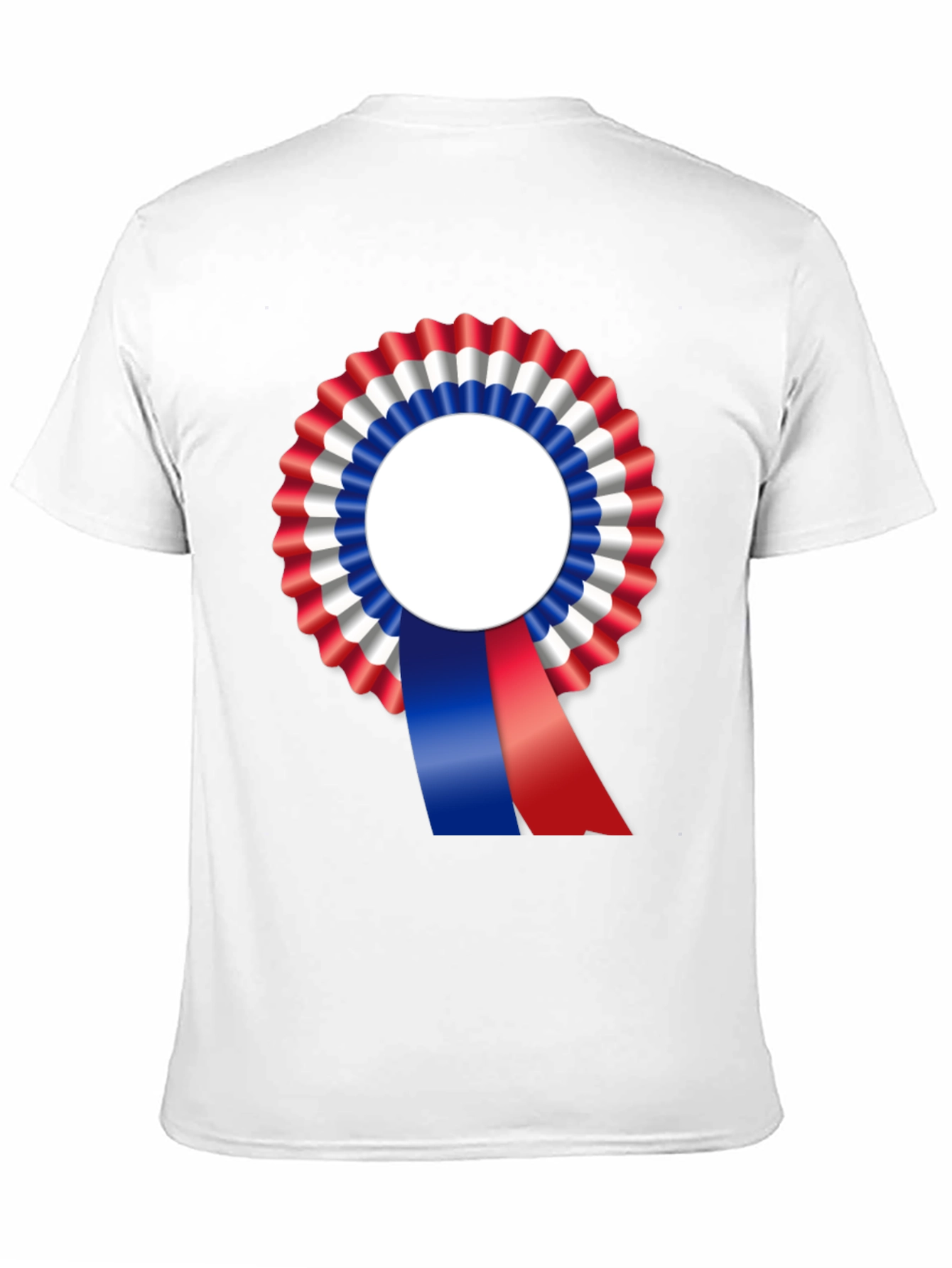 Patriotic Rosette Graphic Tee - Black Unisex Shirt