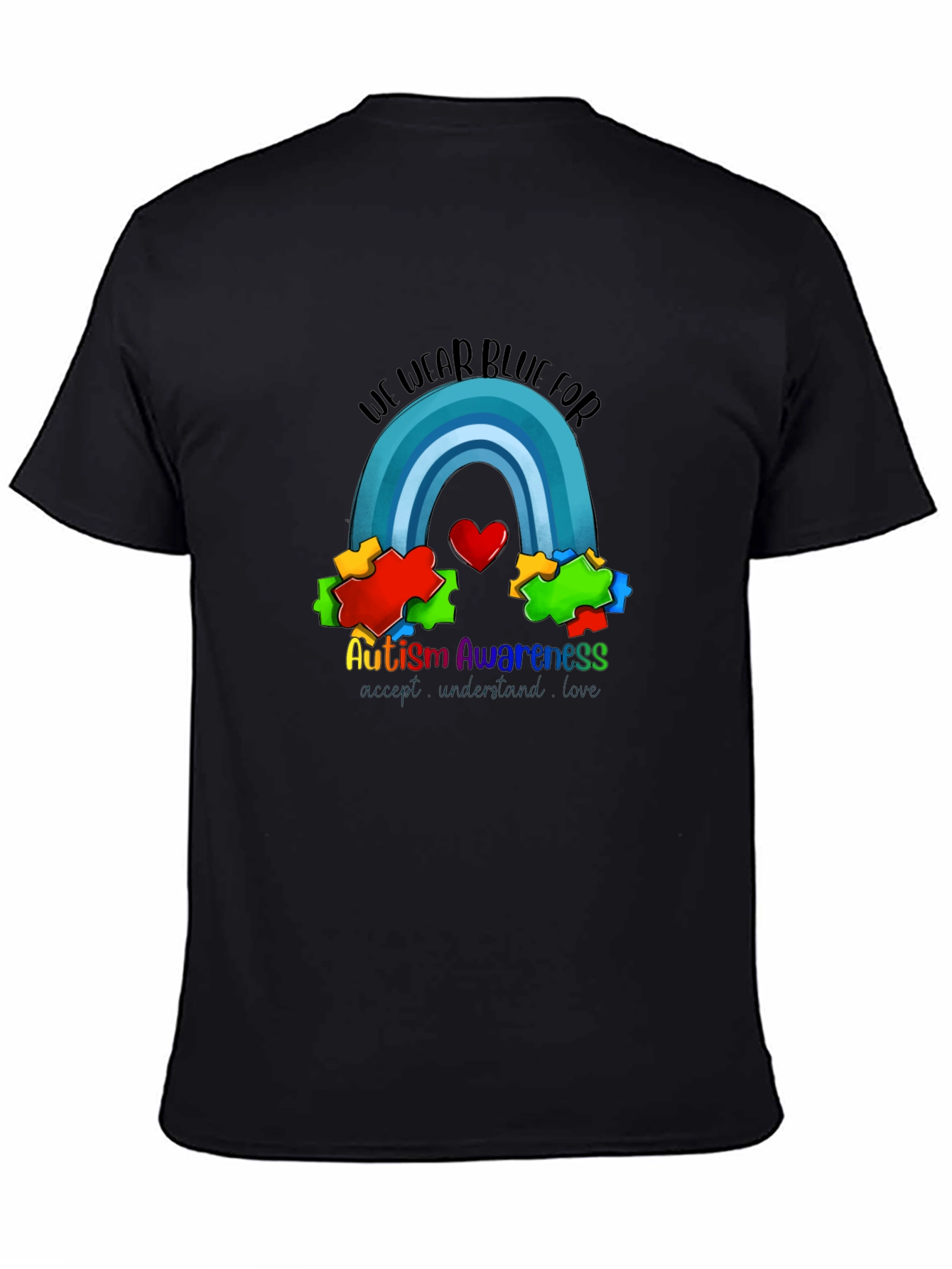 Autism Awareness T-Shirt: We Wear Blue