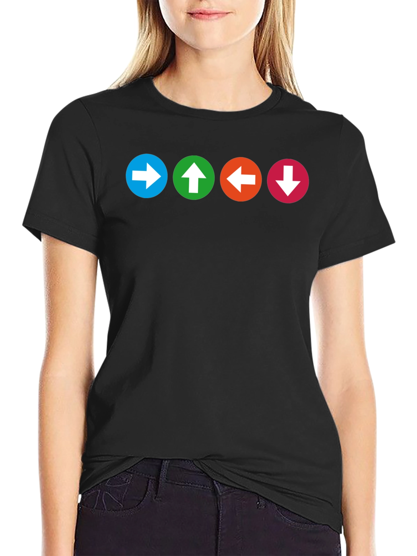Arrow Circle Graphic T-Shirt