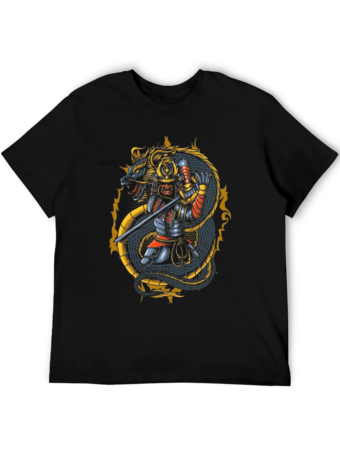Samurai Dragon Graphic Tee
