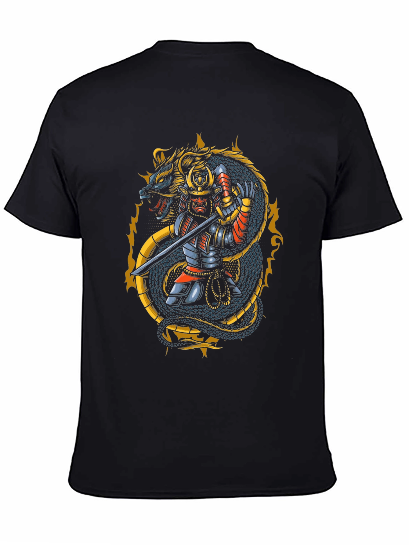 Samurai Dragon Graphic Tee