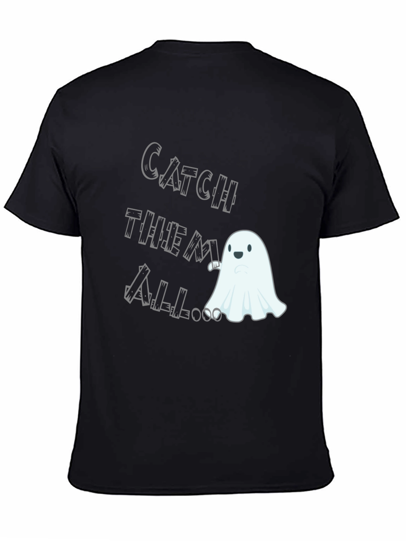 Catch Them All Ghost T-Shirt - Spooky Season Fun!