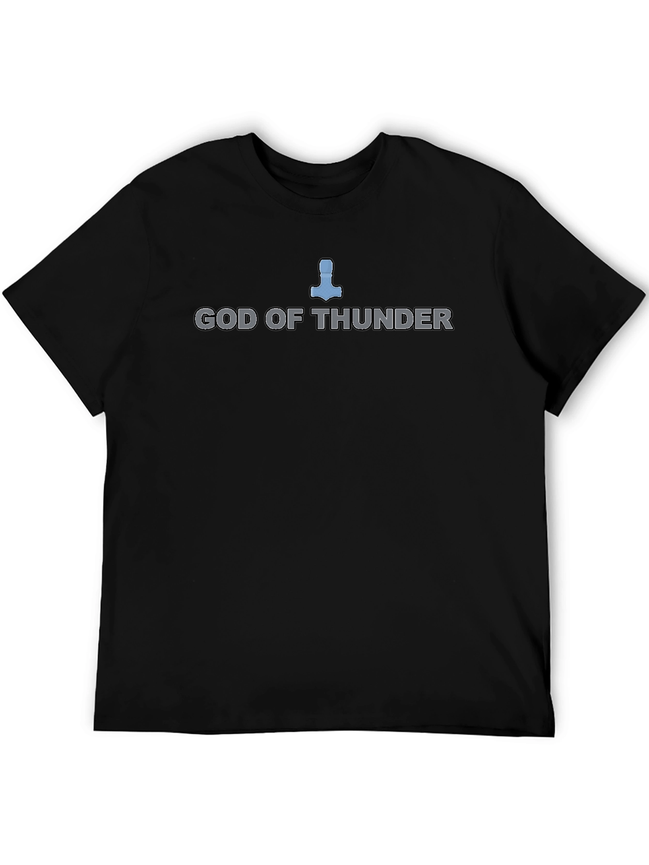God of Thunder Graphic Tee - Black