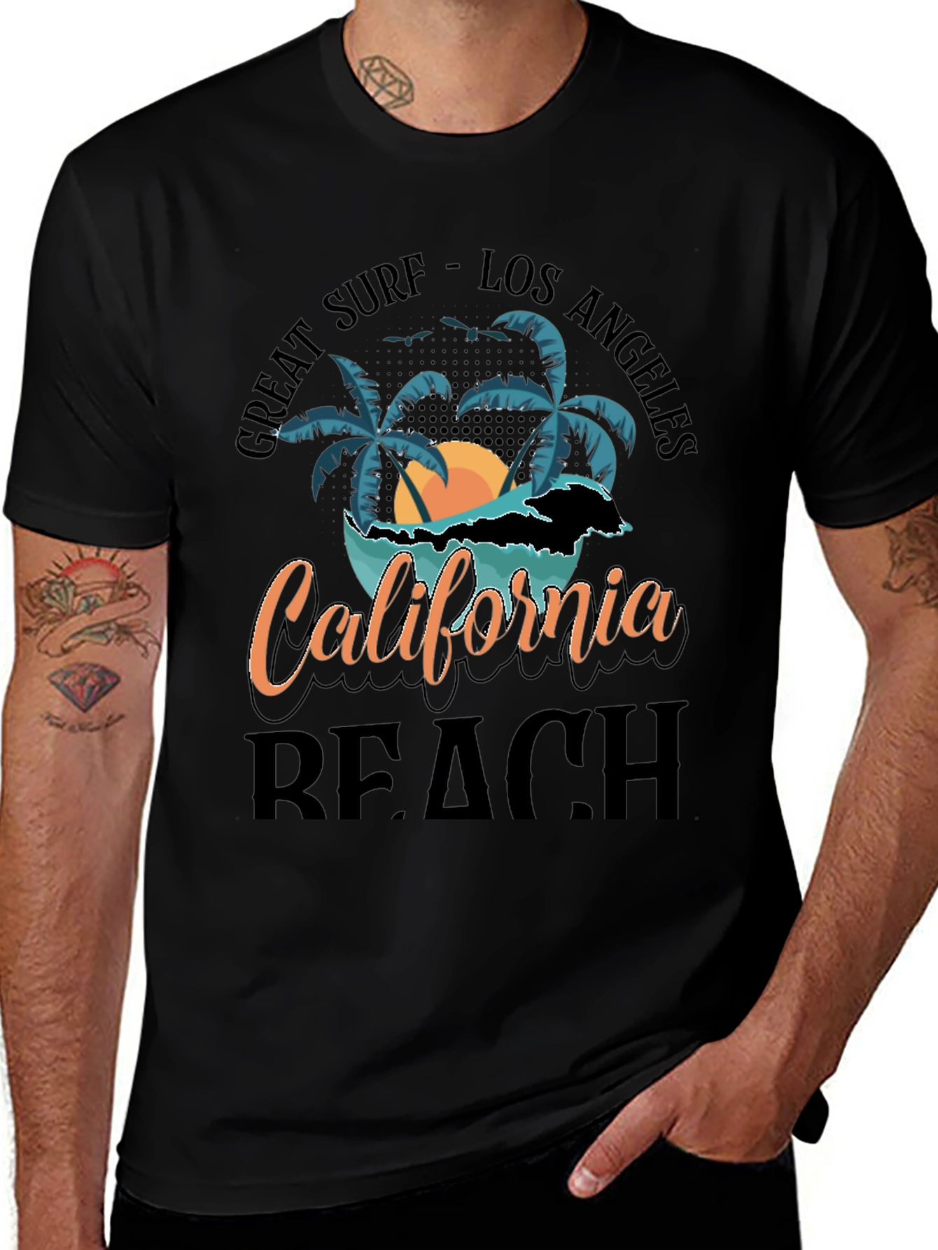 California Beach Graphic Tee