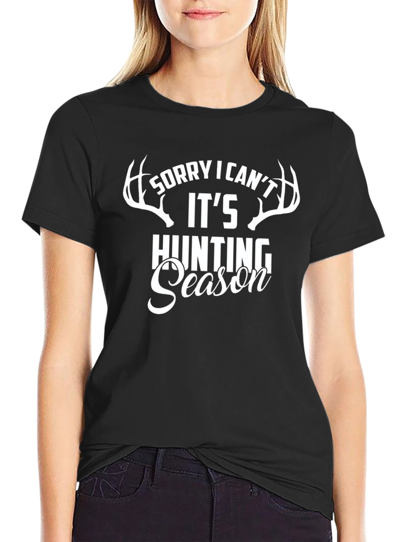 Hunting Season Graphic Tee - Mens Black T-Shirt