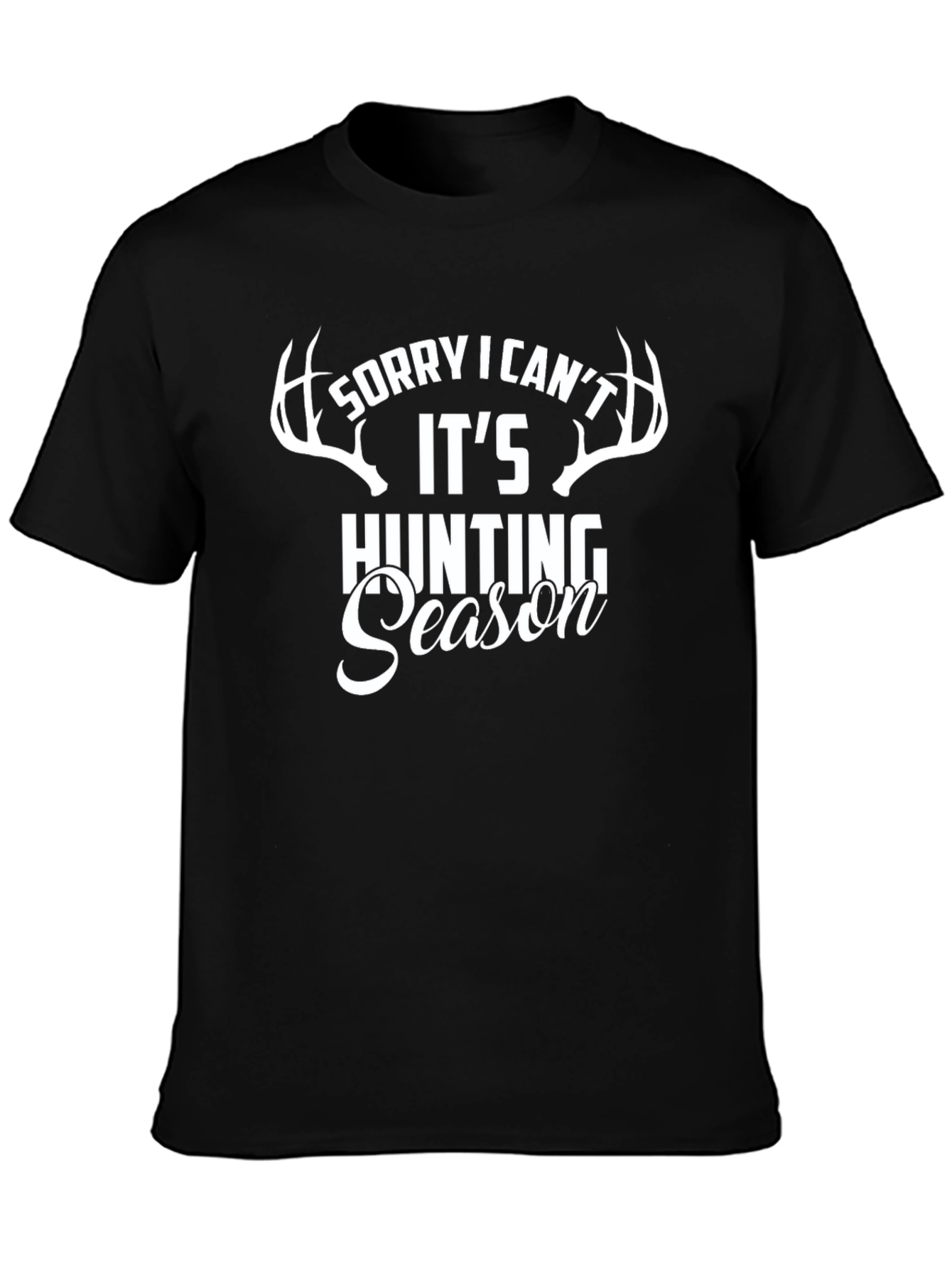 Hunting Season Graphic Tee - Mens Black T-Shirt