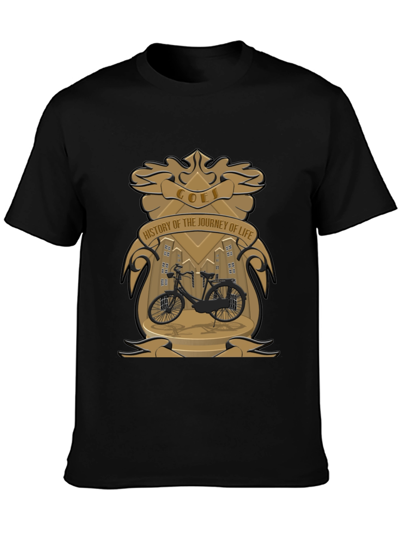 GOEI History of Life Black T-Shirt