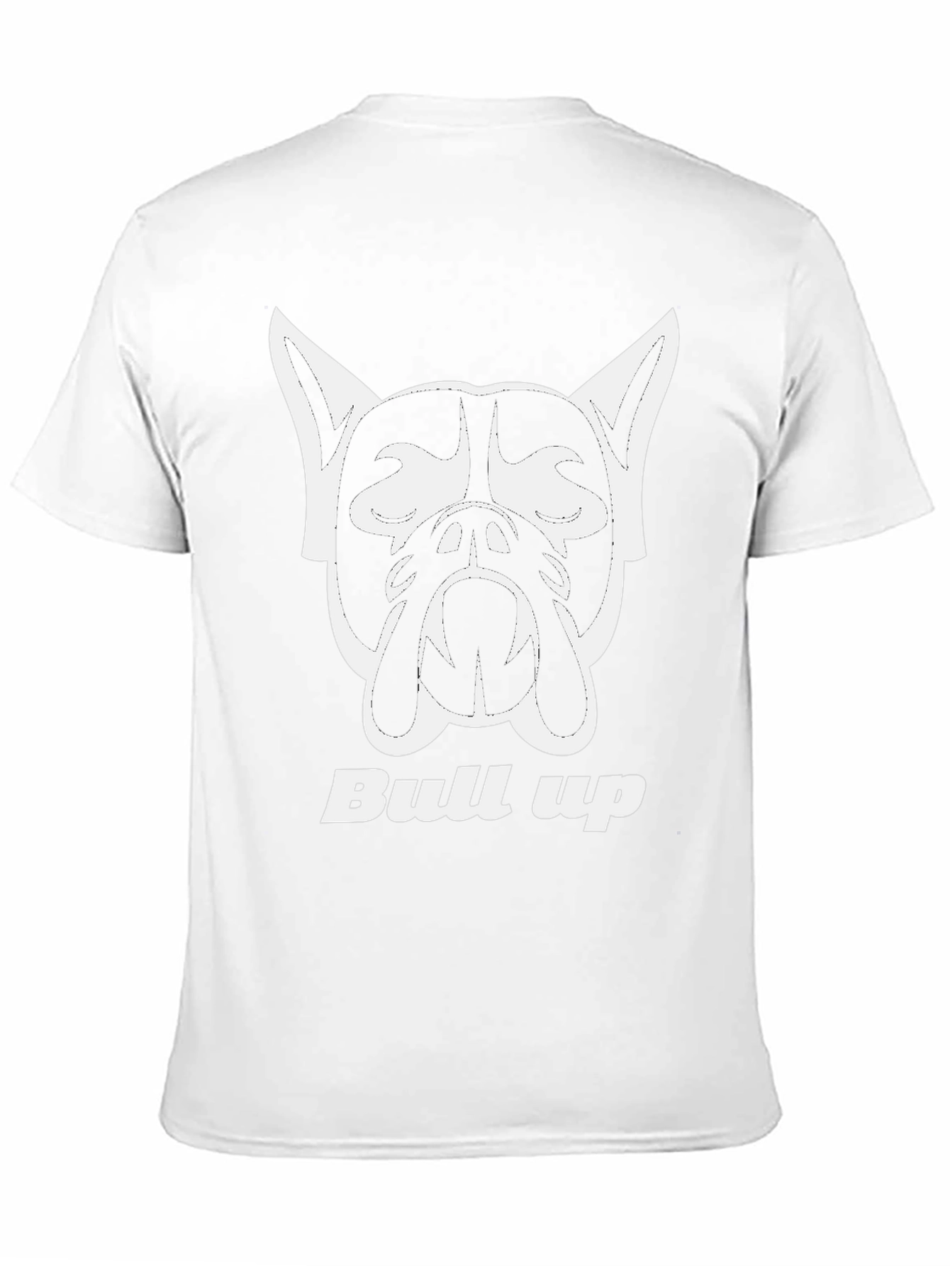 Bull Up Graphic Tee - Black Cotton Blend