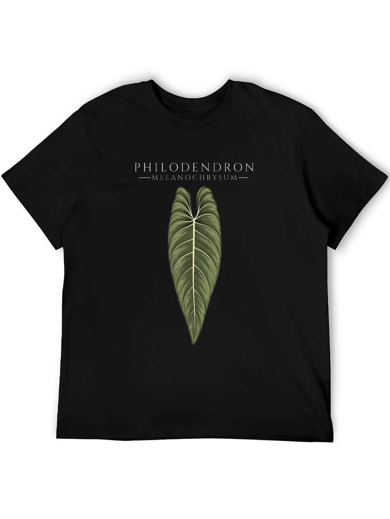 Philodendron Melanochrysum Plant Graphic T-Shirt