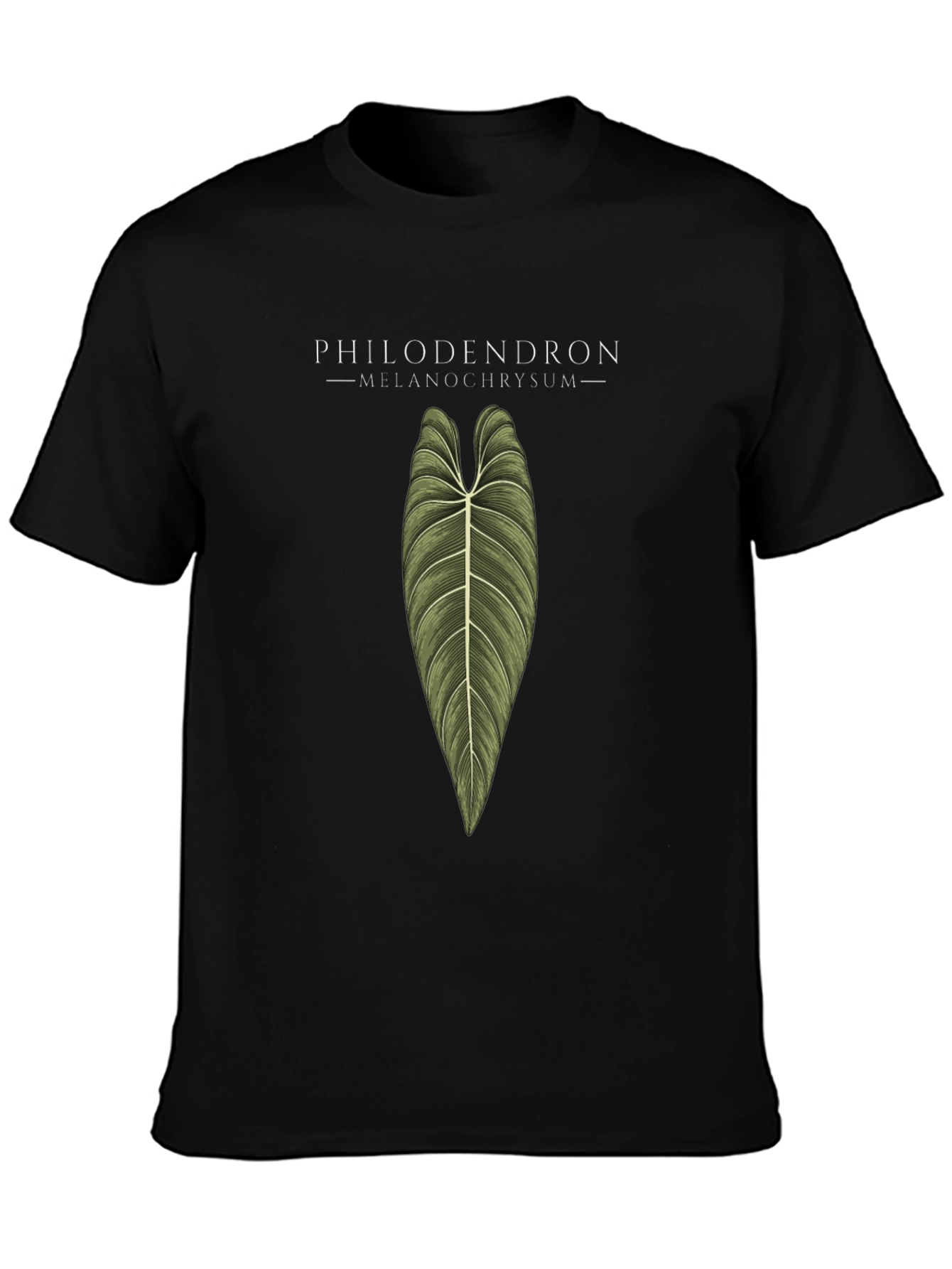 Philodendron Melanochrysum Plant Graphic T-Shirt