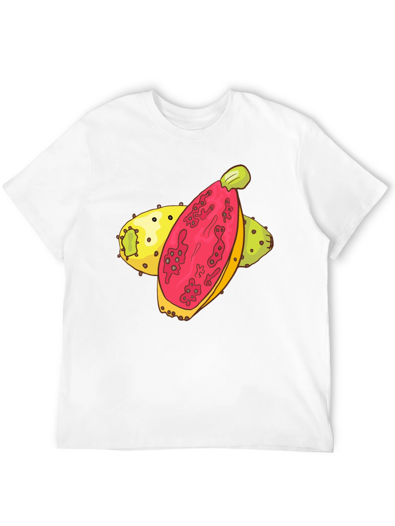Prickly Pear Graphic Tee - Unique Fruit Design