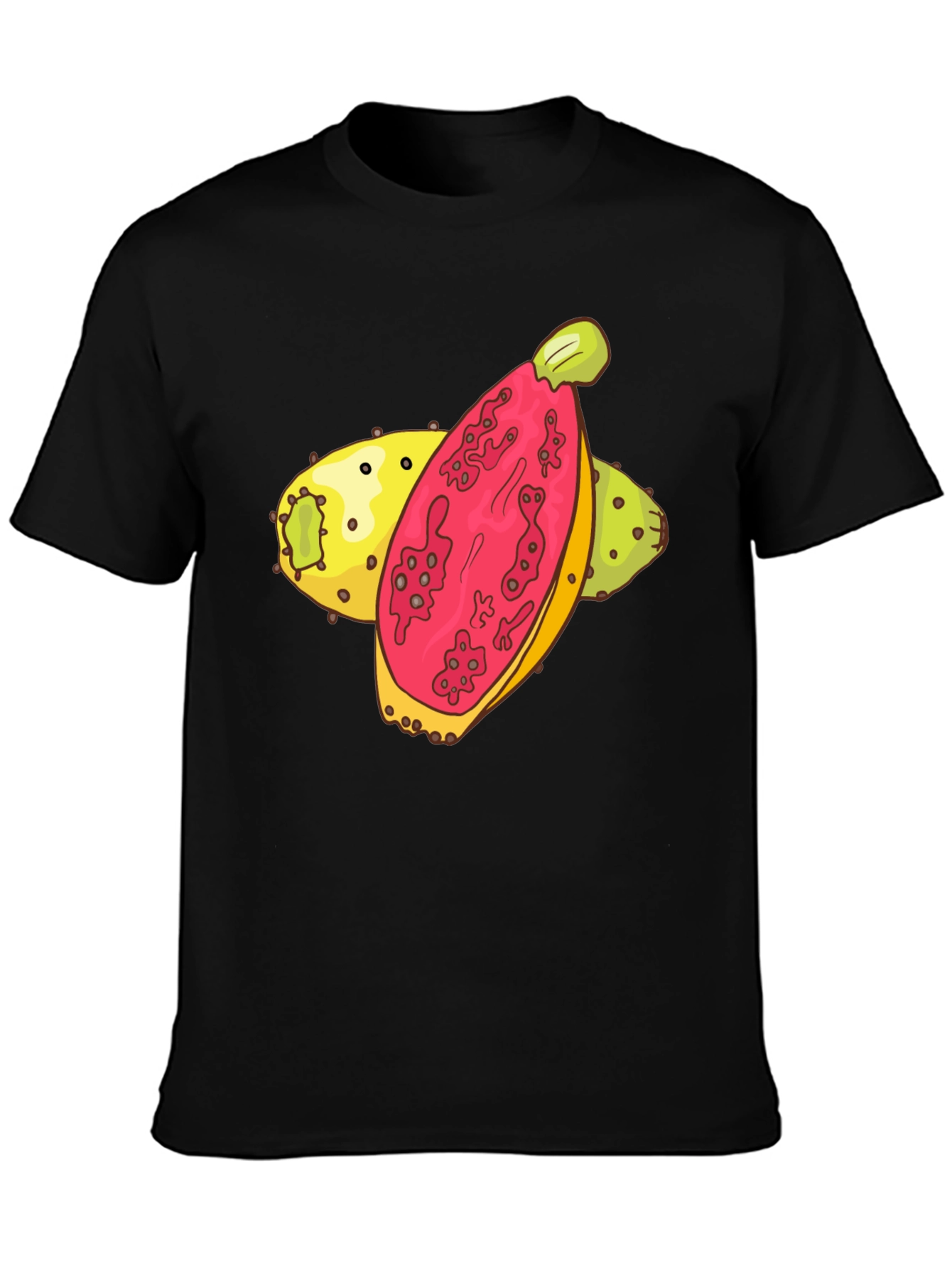 Prickly Pear Graphic Tee - Unique Fruit Design