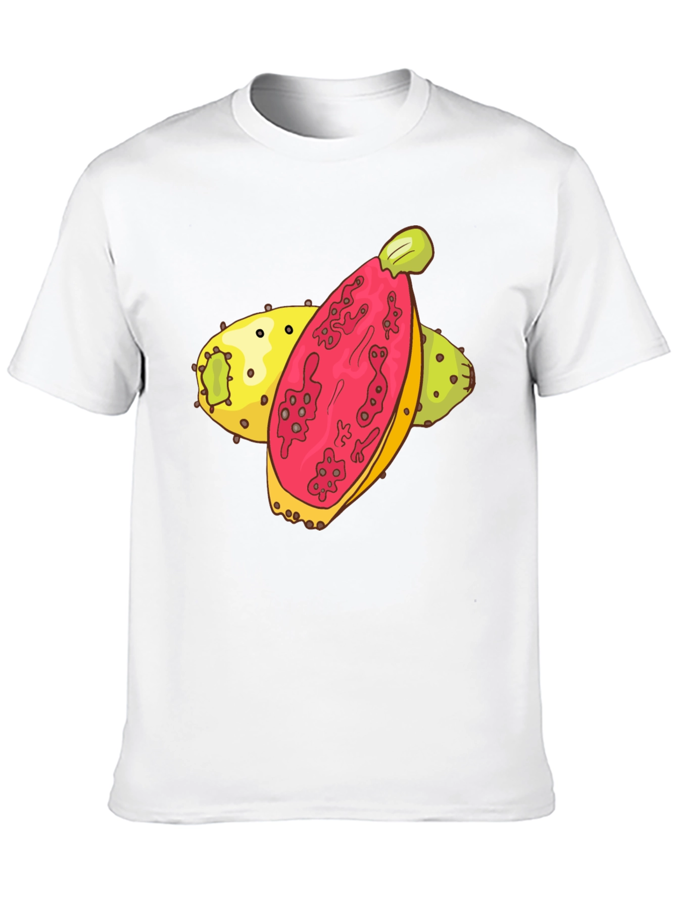 Prickly Pear Graphic Tee - Unique Fruit Design