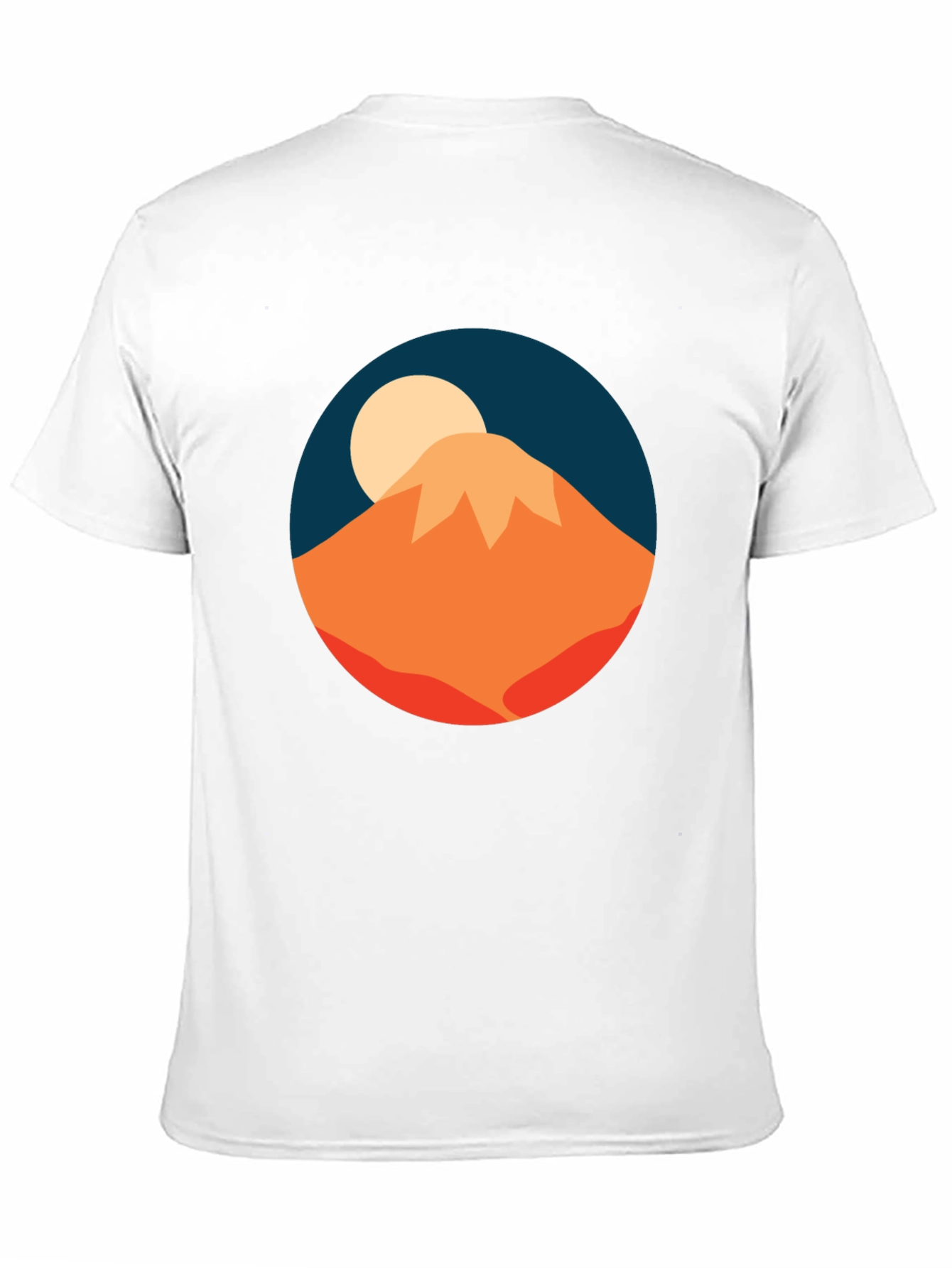 Mountain Moon Graphic Tee - Stylish Black T-Shirt