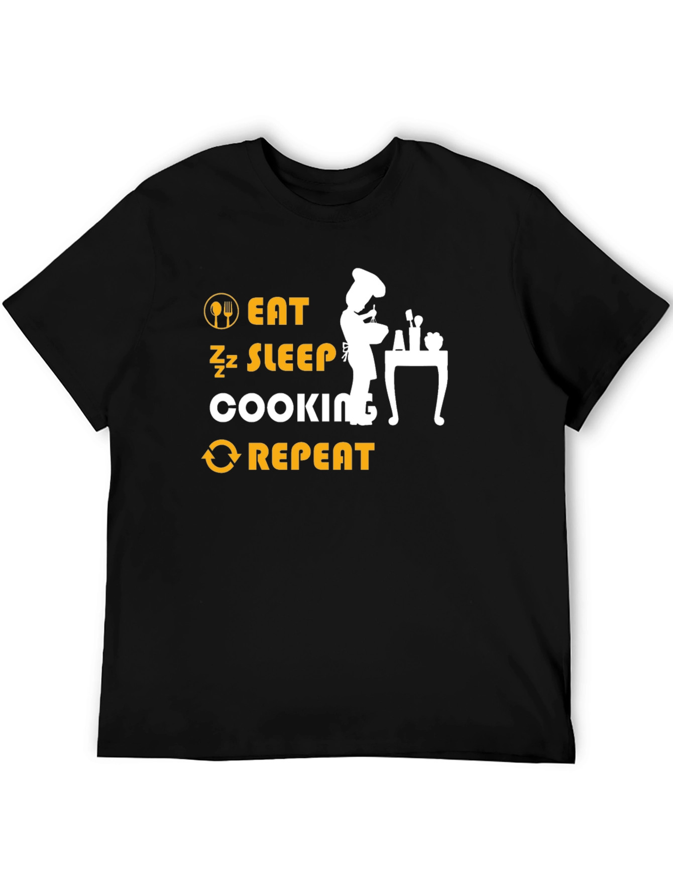 Eat Sleep Cooking Repeat T-Shirt