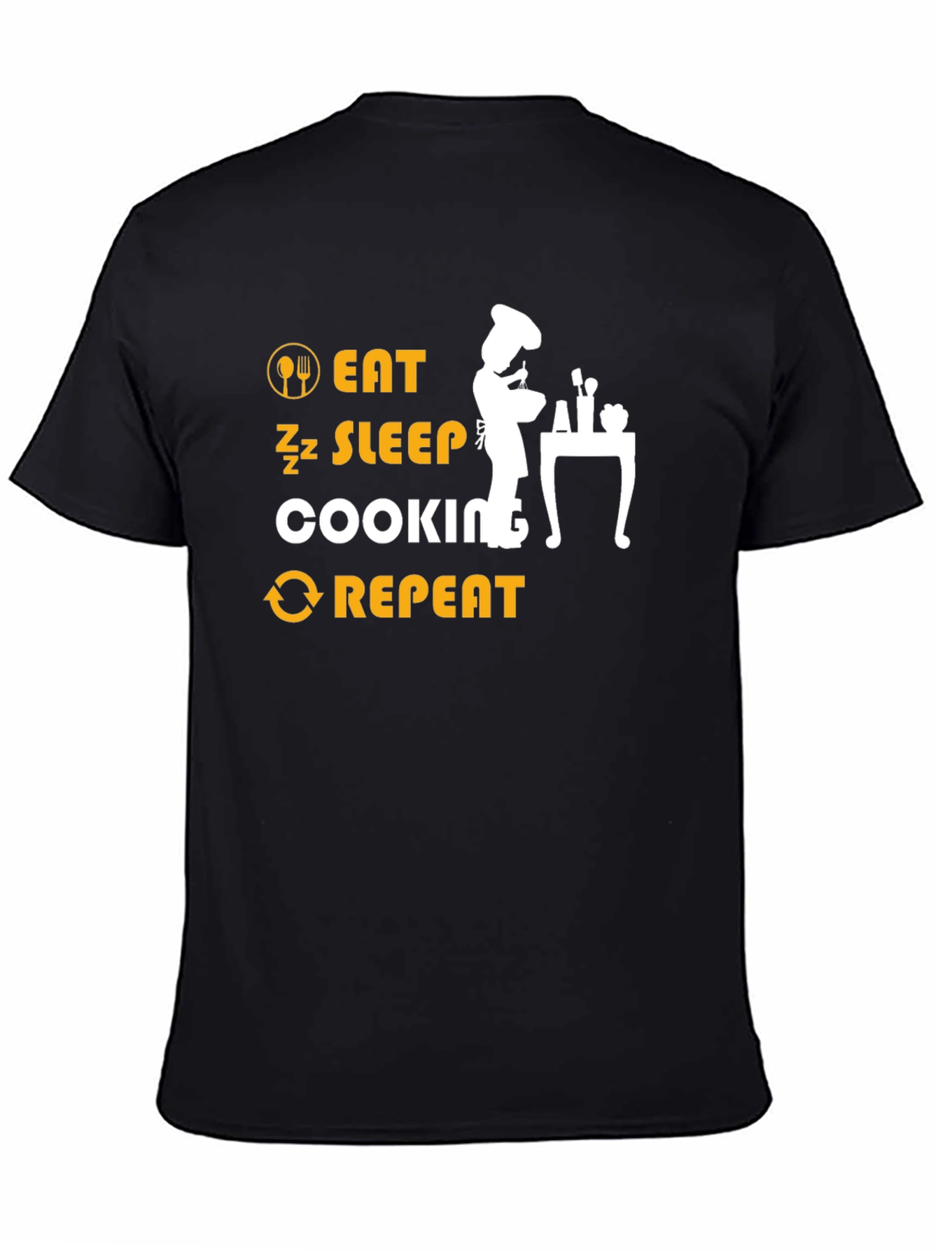 Eat Sleep Cooking Repeat T-Shirt