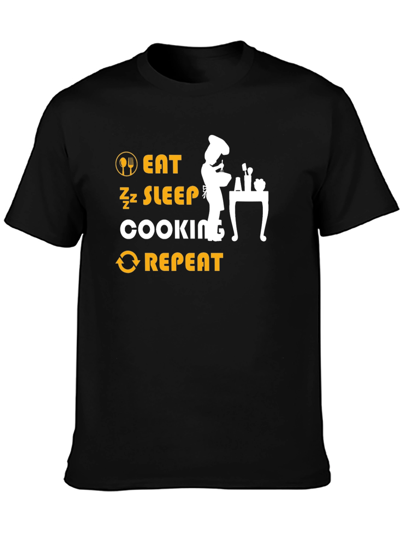 Eat Sleep Cooking Repeat T-Shirt