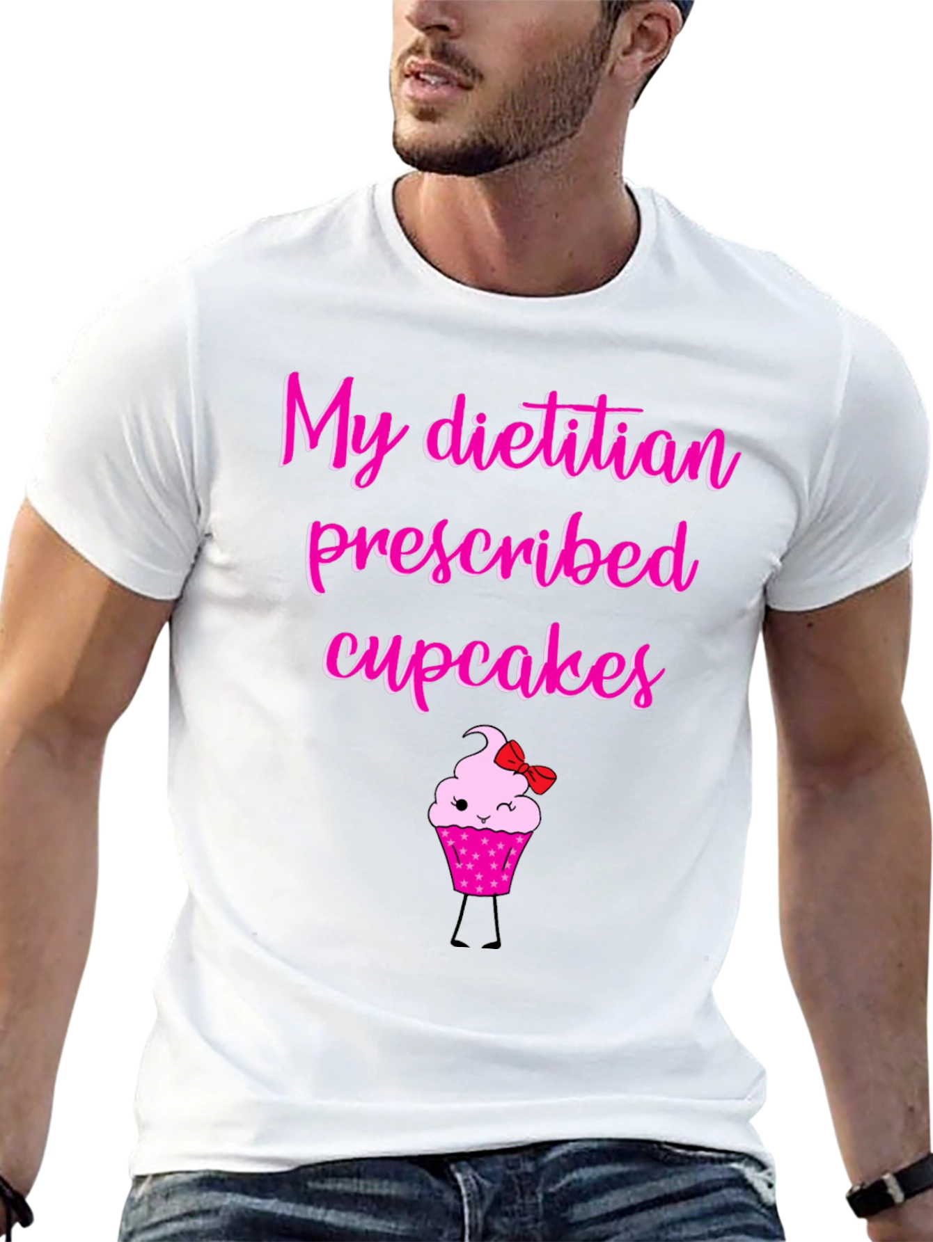 Dietitian Prescribed Cupcakes Graphic Tee
