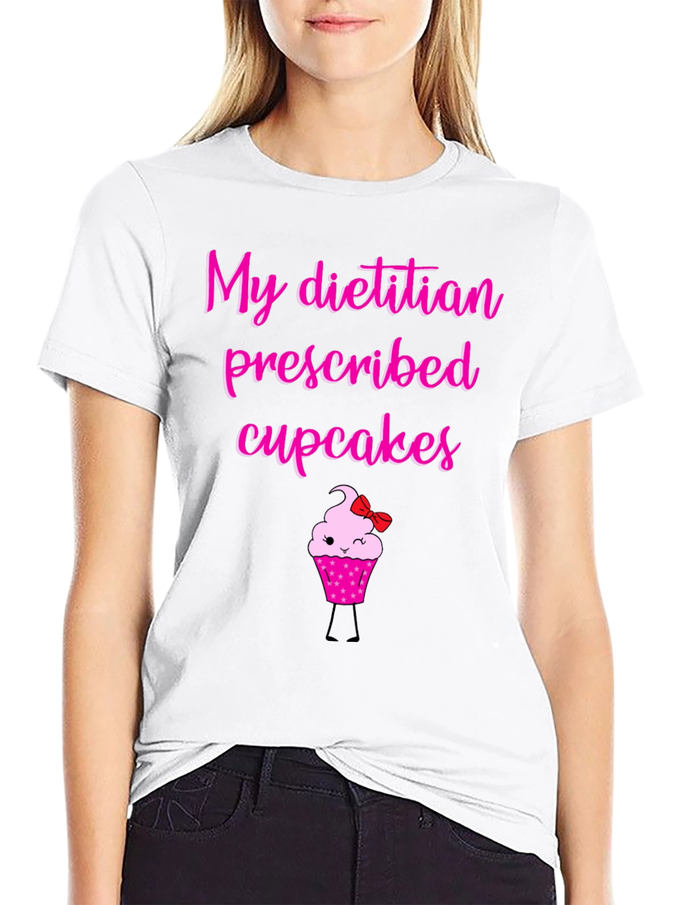 Dietitian Prescribed Cupcakes Graphic Tee