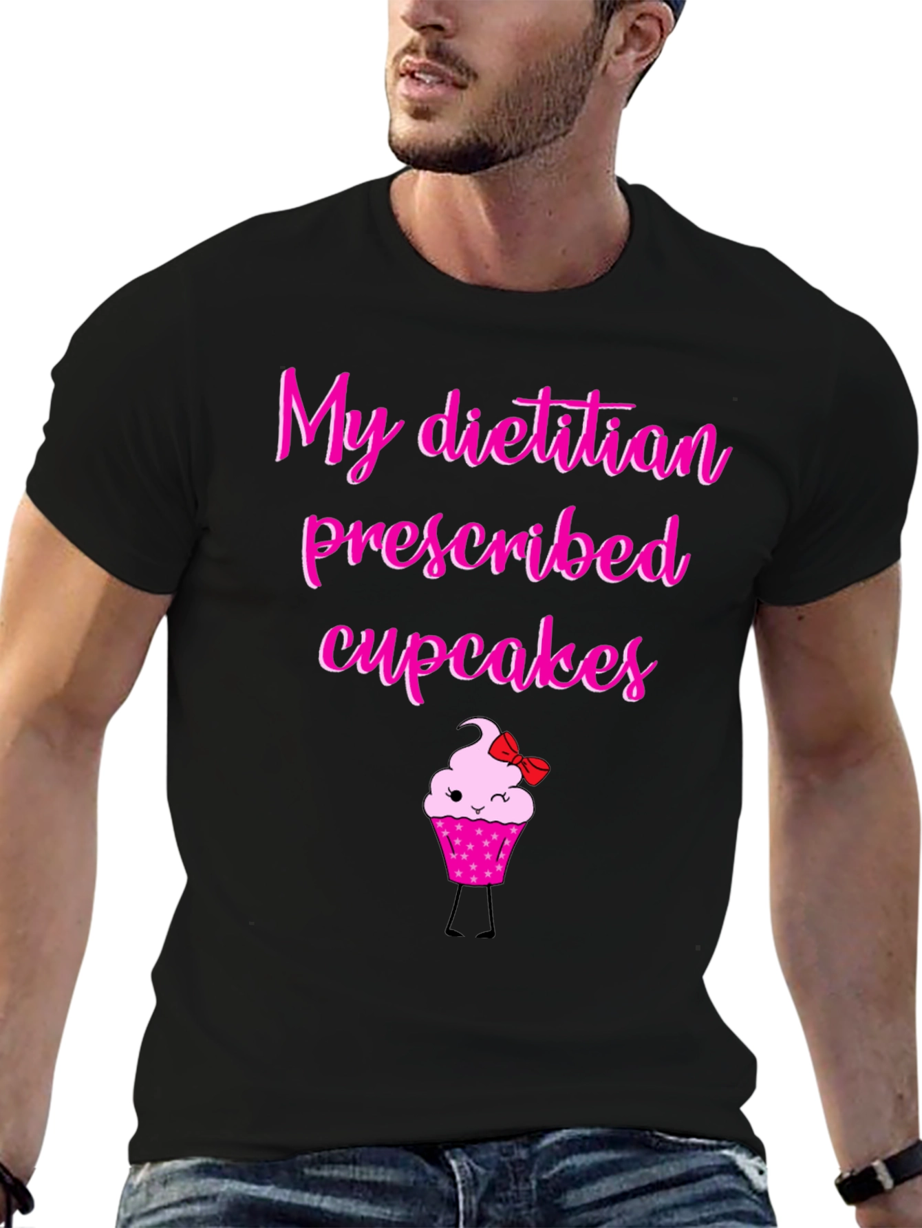 Dietitian Prescribed Cupcakes Graphic Tee