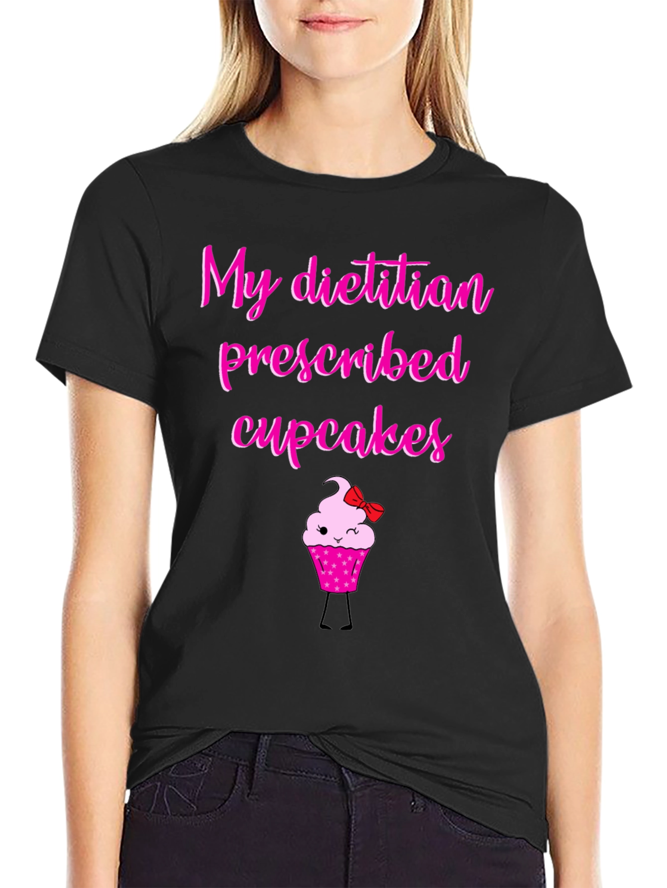 Dietitian Prescribed Cupcakes Graphic Tee