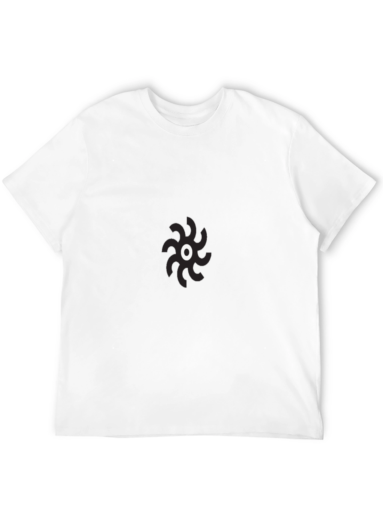 Black Graphic Print Tee - Modern Style