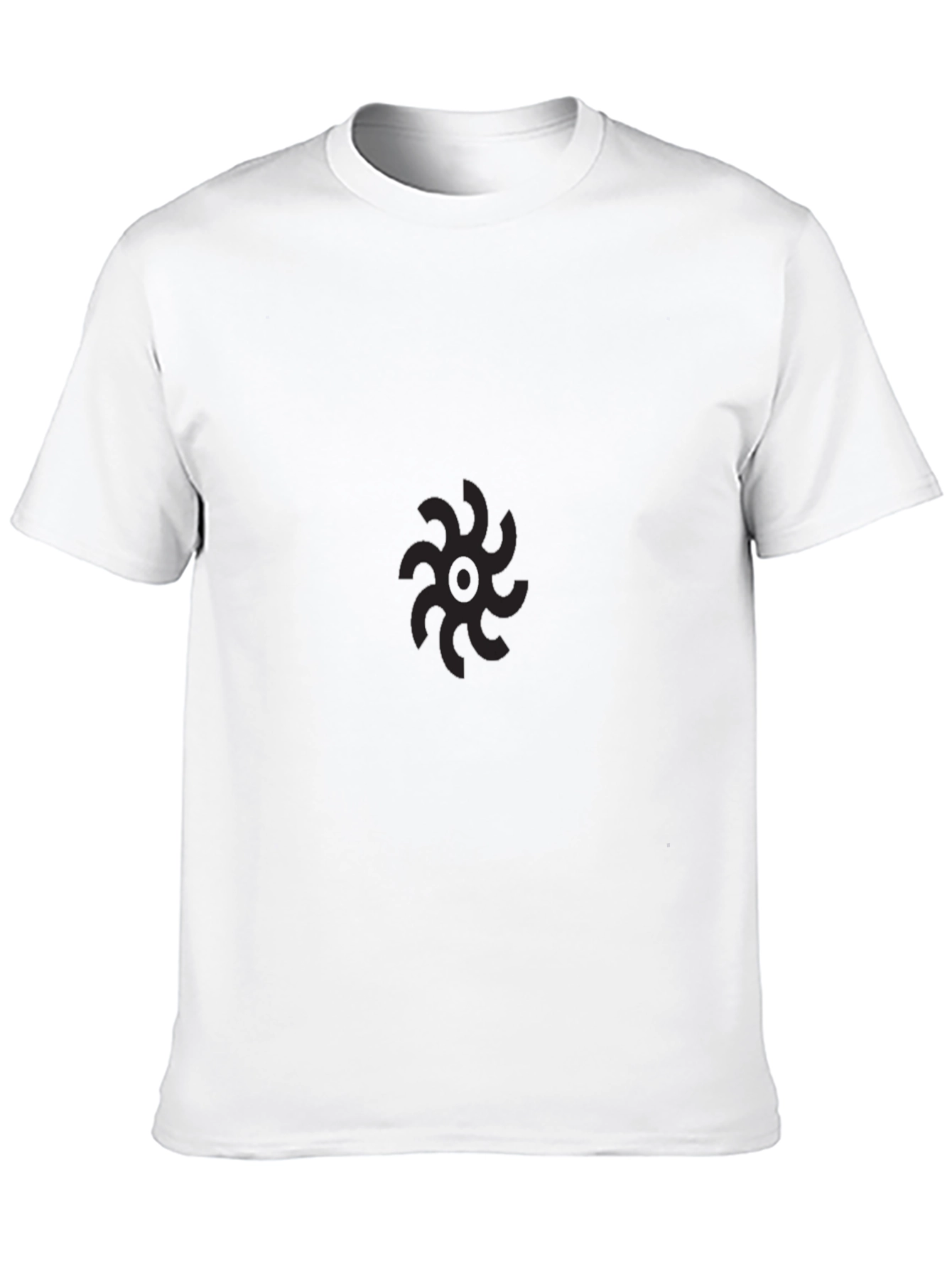 Black Graphic Print Tee - Modern Style