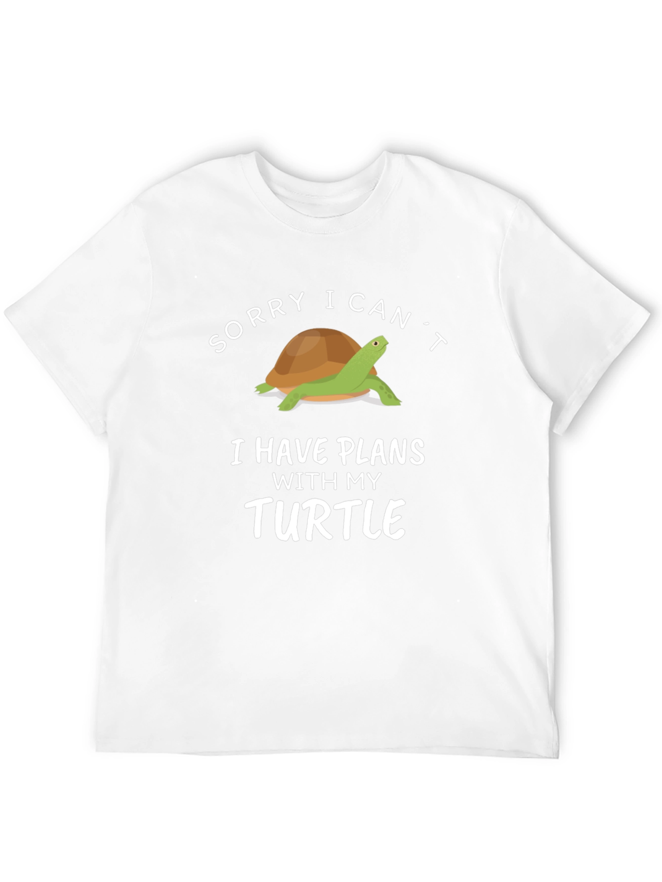 Funny Turtle Graphic T-Shirt - I Have Plans