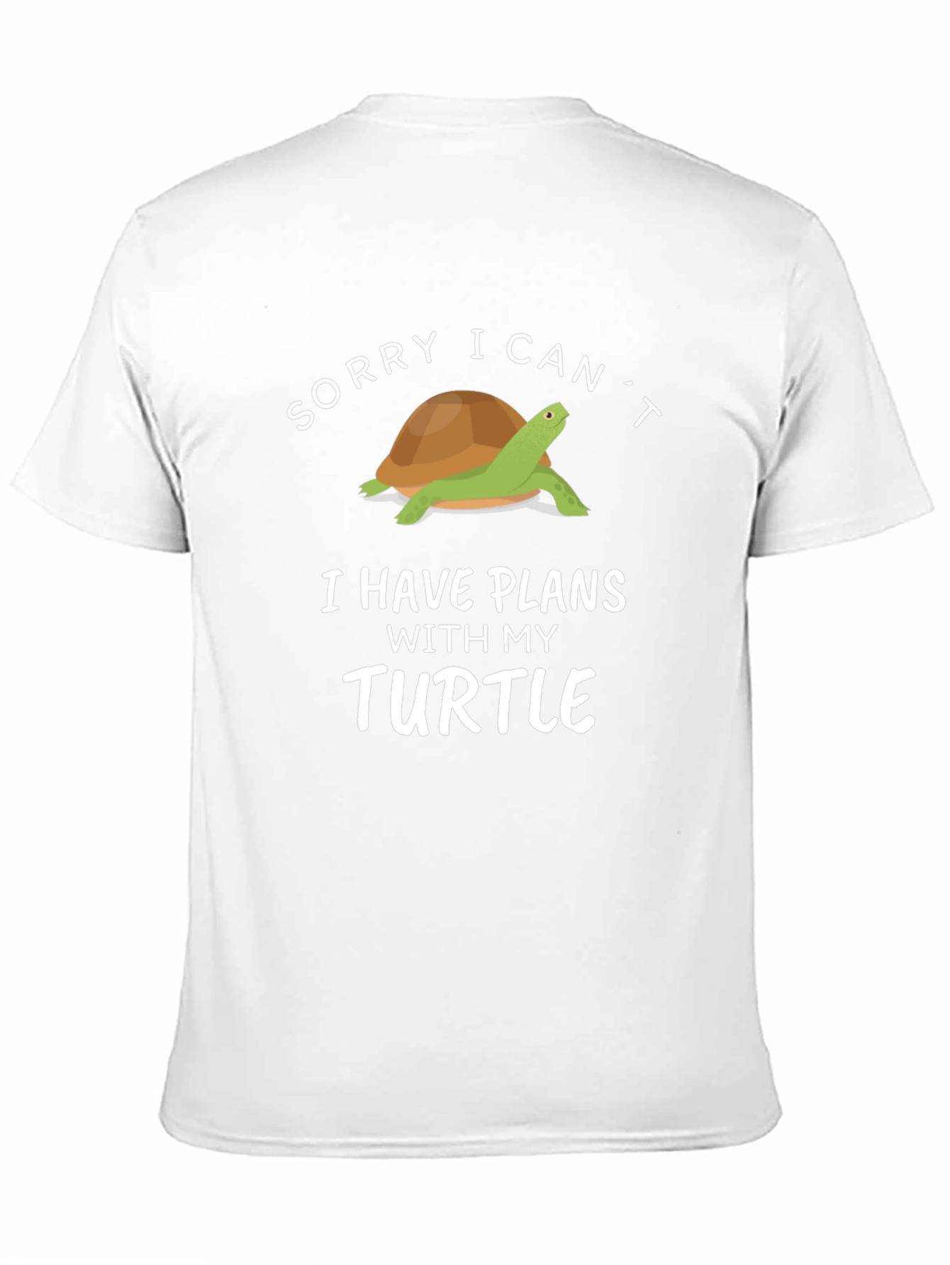 Funny Turtle Graphic T-Shirt - I Have Plans