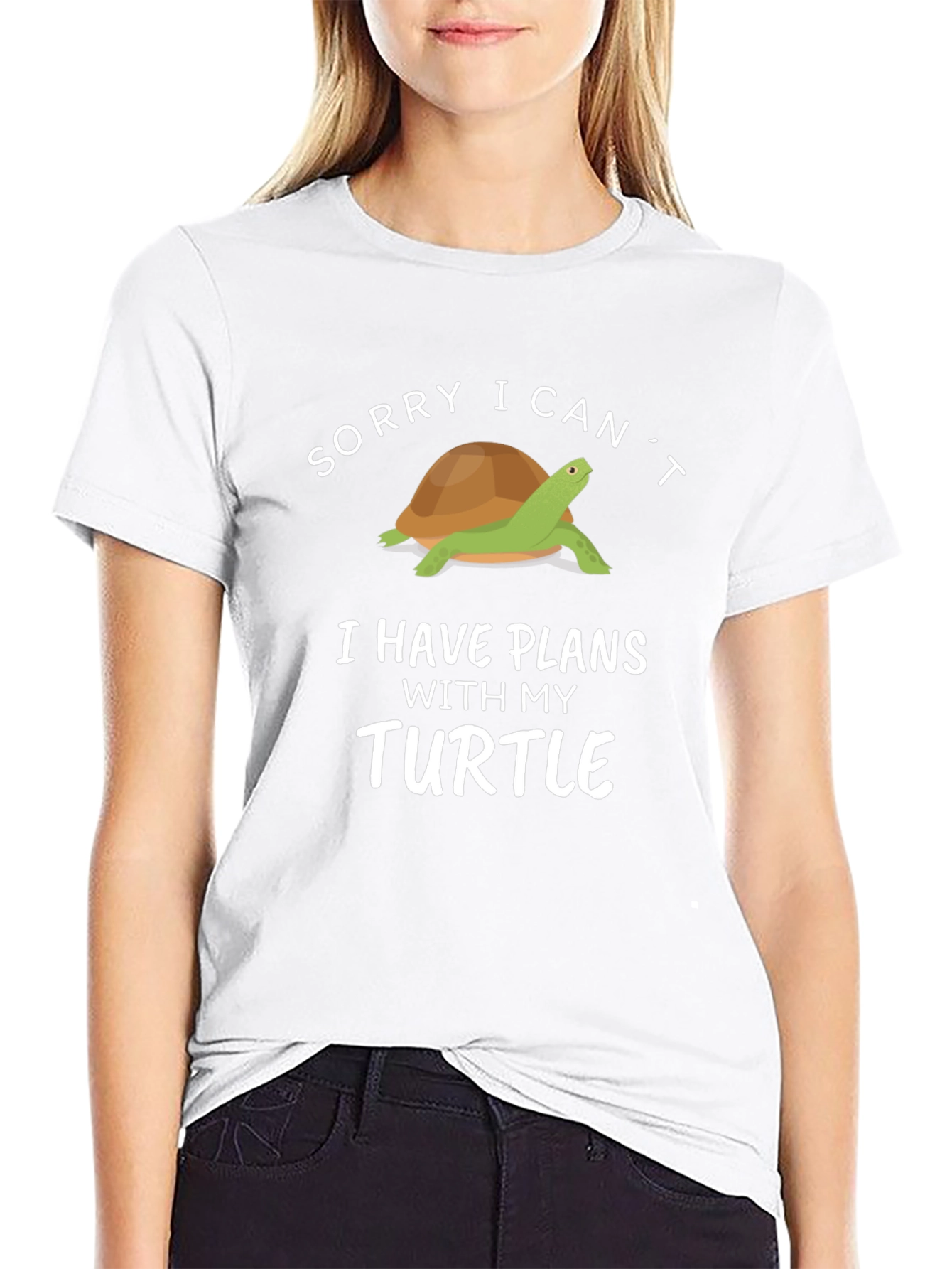 Funny Turtle Graphic T-Shirt - I Have Plans