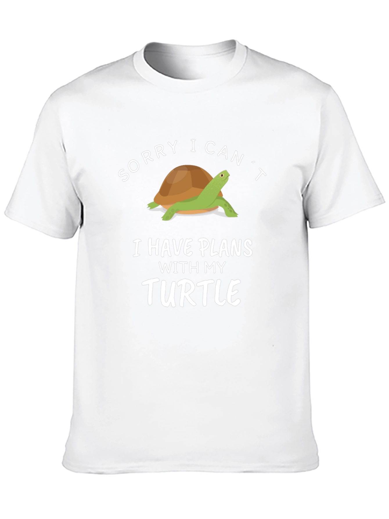 Funny Turtle Graphic T-Shirt - I Have Plans