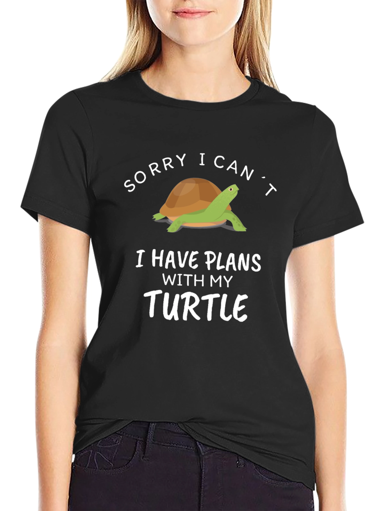 Funny Turtle Graphic T-Shirt - I Have Plans